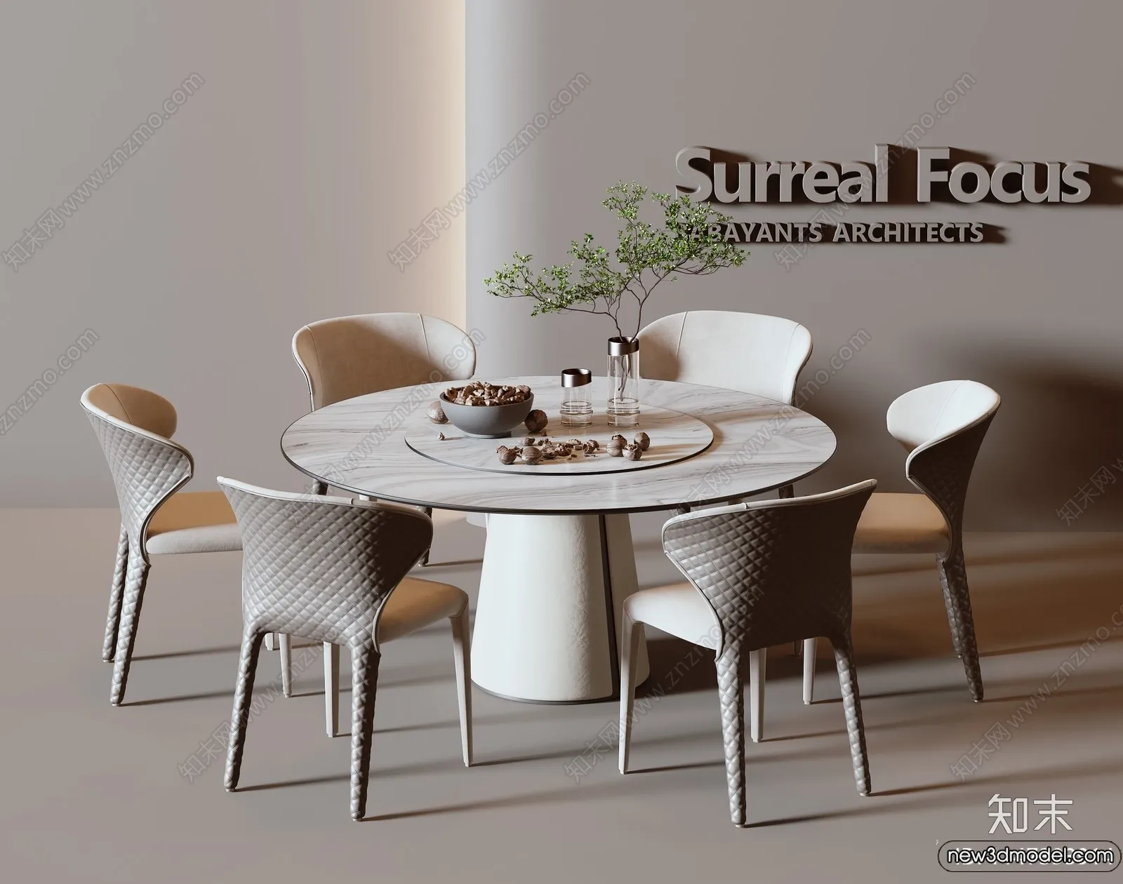 Dining Table - 3D Models - 3D Furniture Models for Interior - 101
