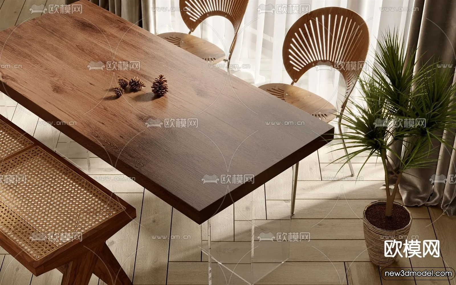 Dining Table - 3D Models - 3D Furniture Models for Interior - 118