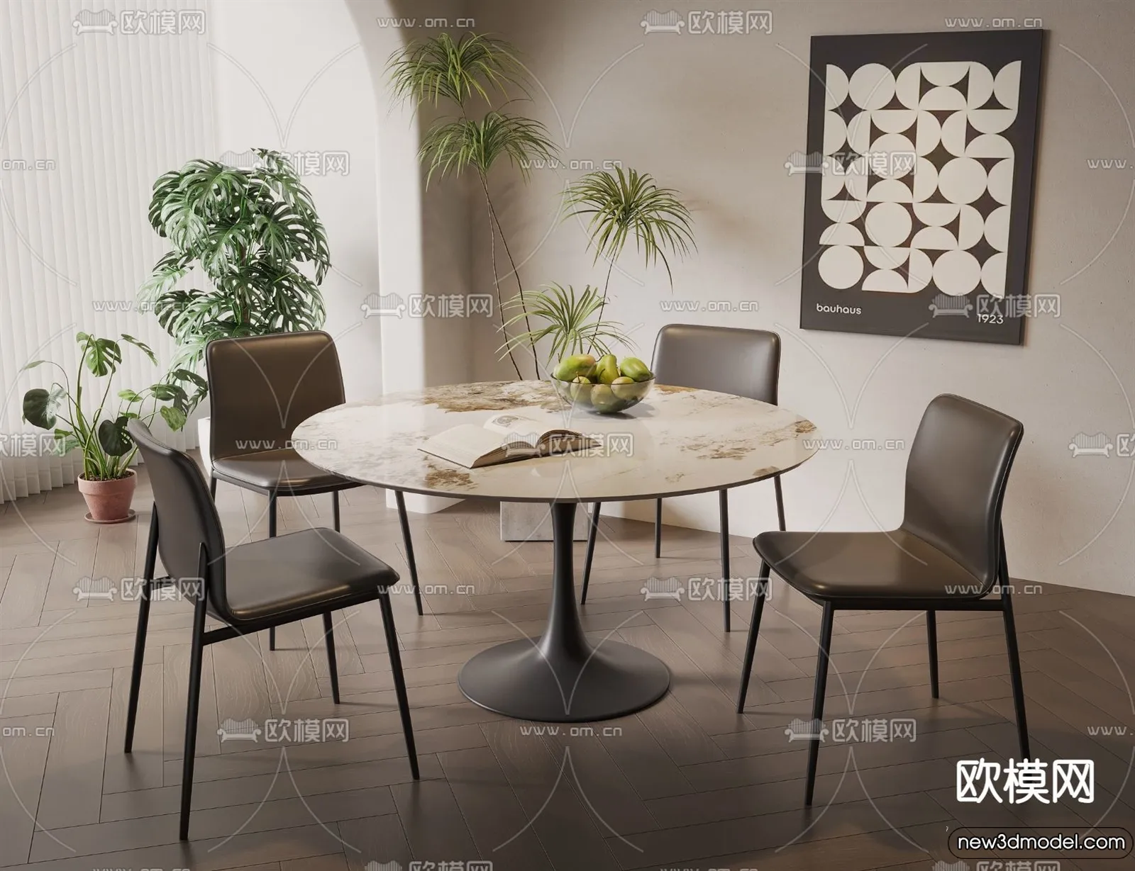 Dining Table - 3D Models - 3D Furniture Models for Interior - 121