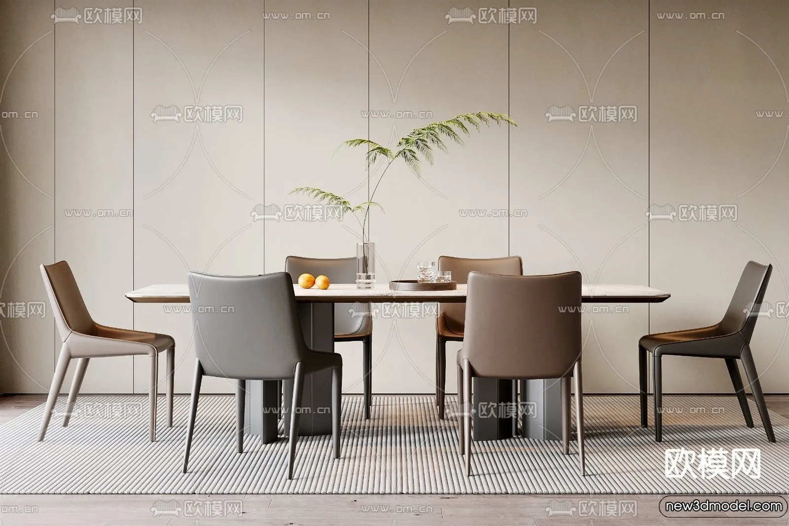 Dining Table - 3D Models - 3D Furniture Models for Interior - 122