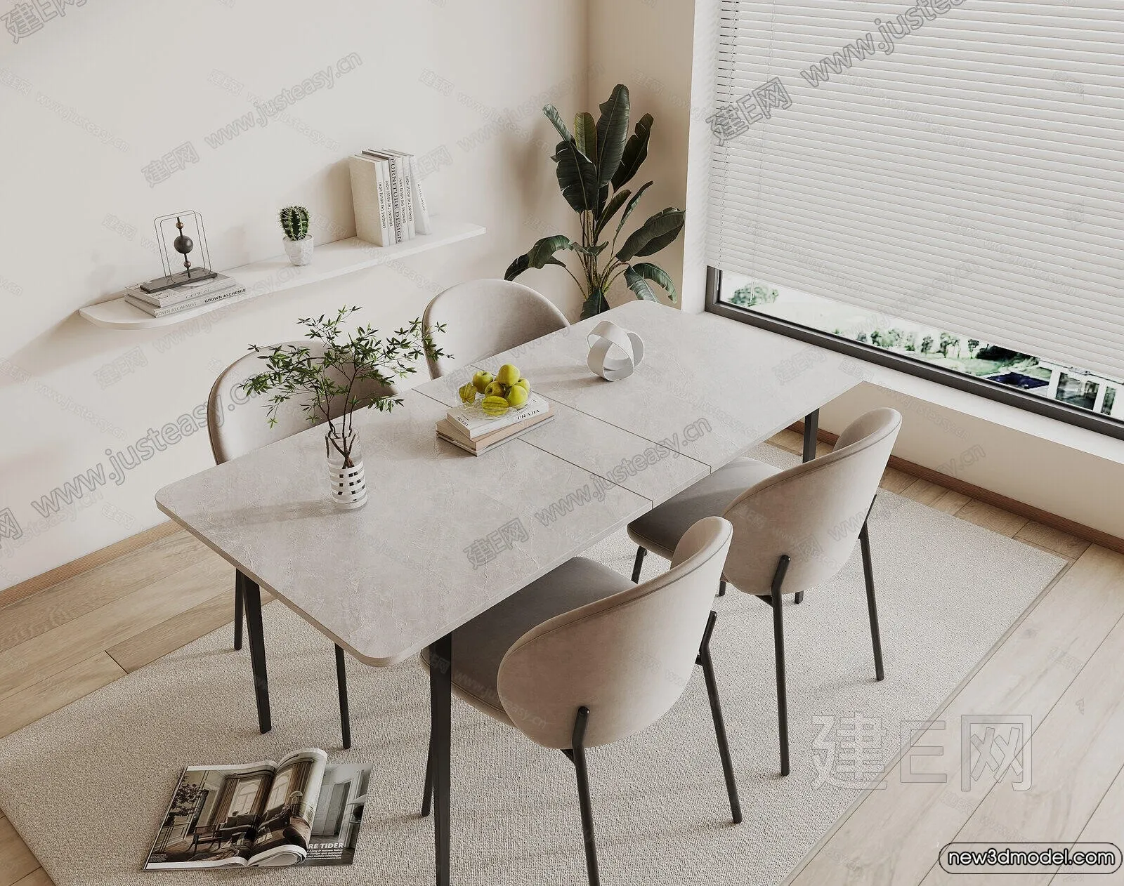 Dining Table - 3D Models - 3D Furniture Models for Interior - 126