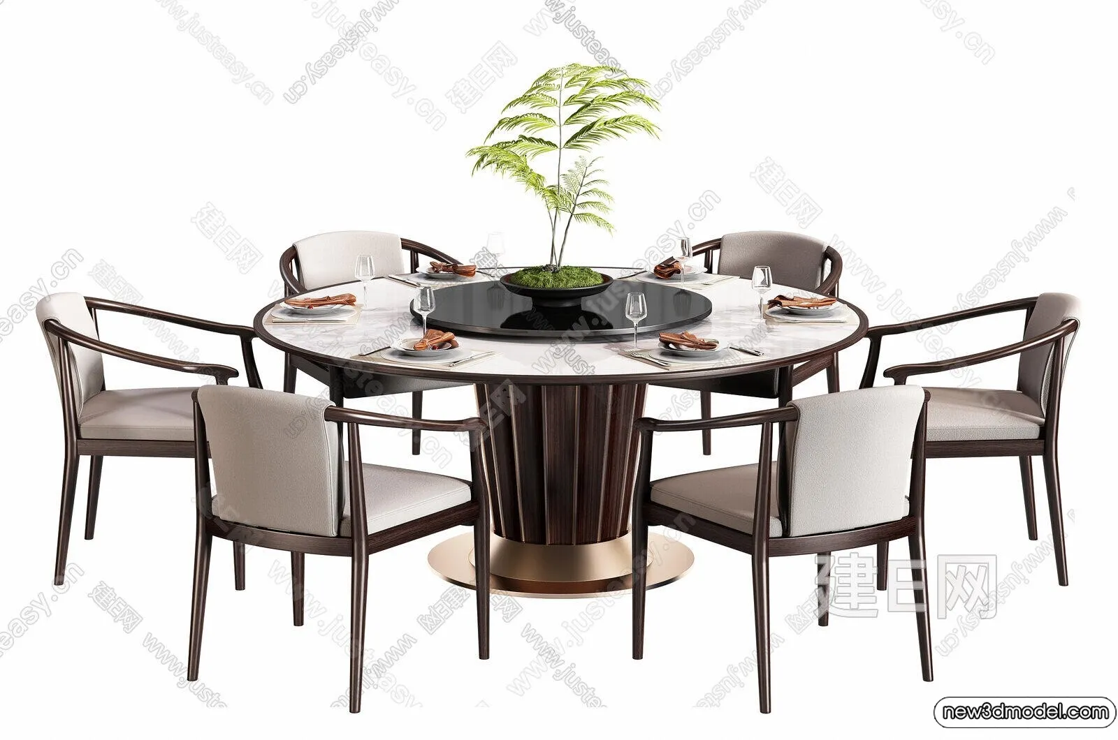 Dining Table - 3D Models - 3D Furniture Models for Interior - 129