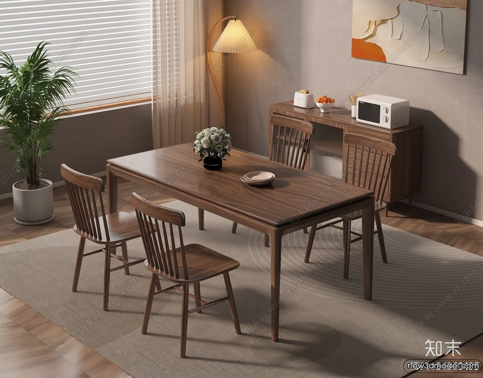 Dining Table - 3D Models - 3D Furniture Models for Interior - 132