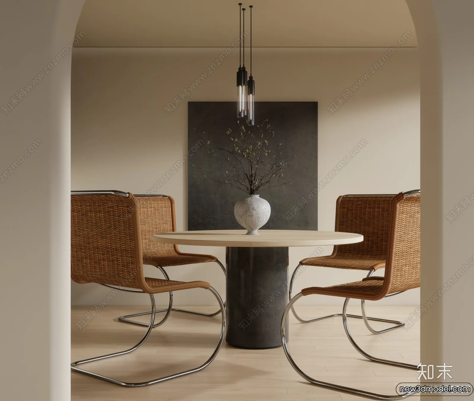 Dining Table - 3D Models - 3D Furniture Models for Interior - 135