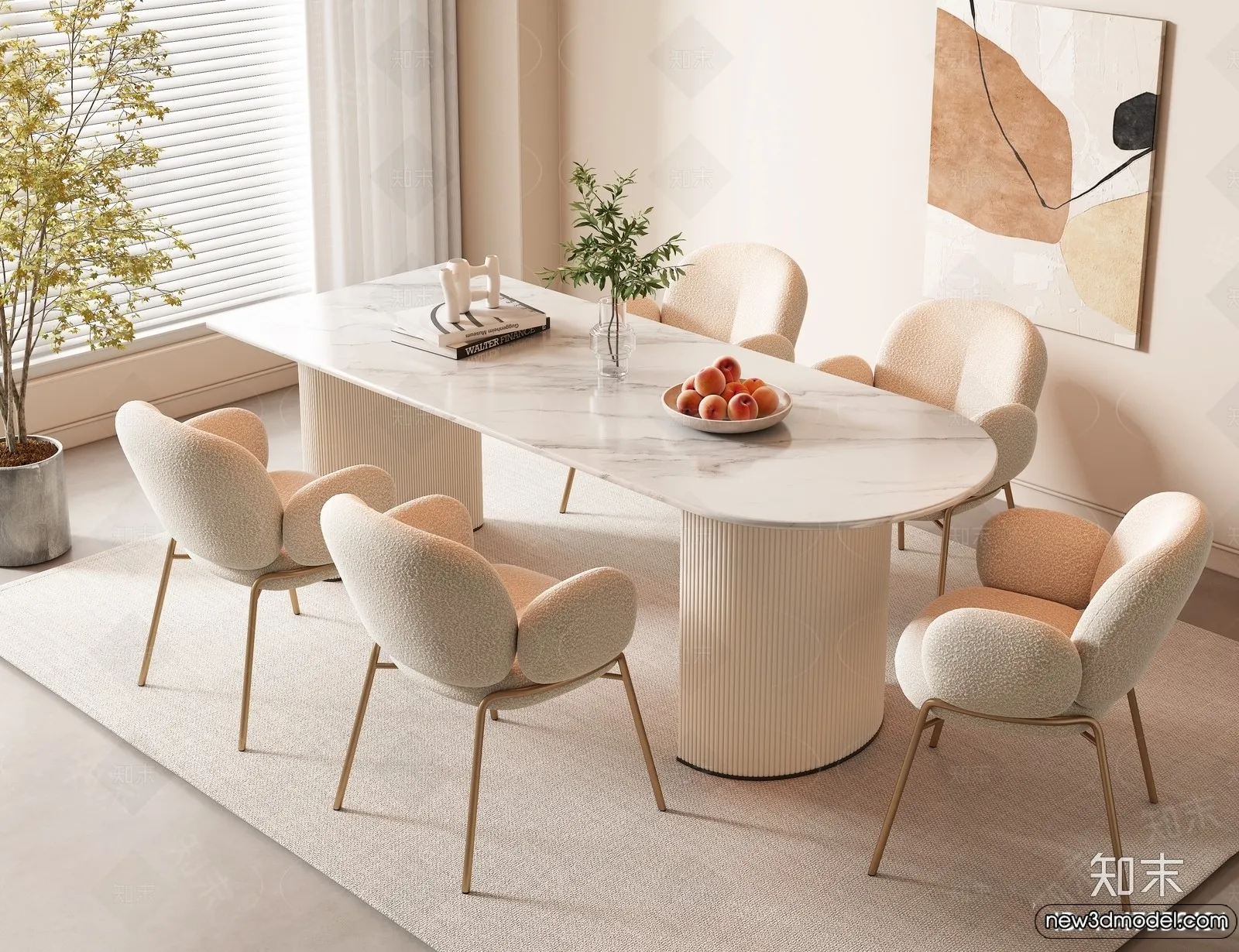 Dining Table - 3D Models - 3D Furniture Models for Interior - 137