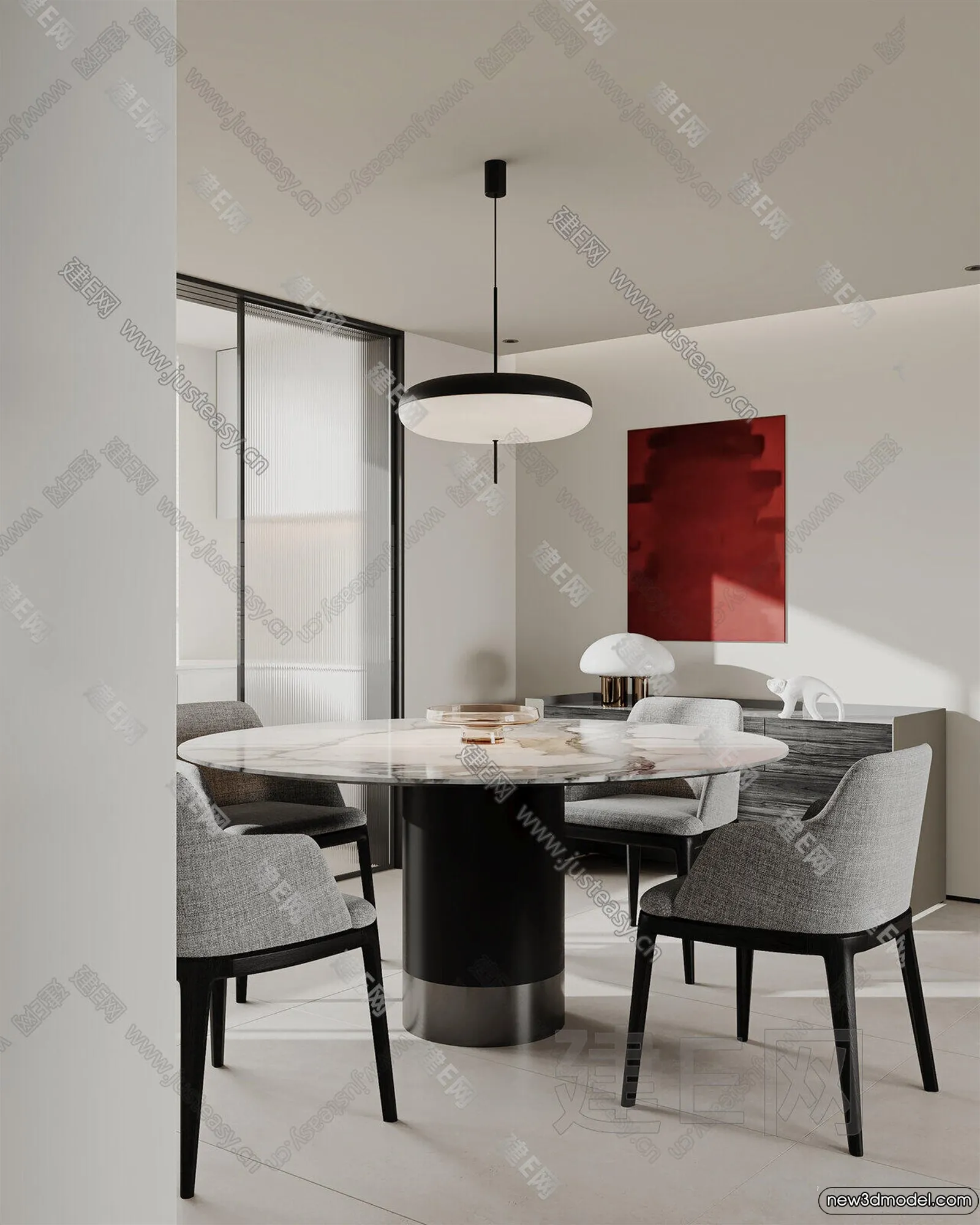 Dining Table - 3D Models - 3D Furniture Models for Interior - 140