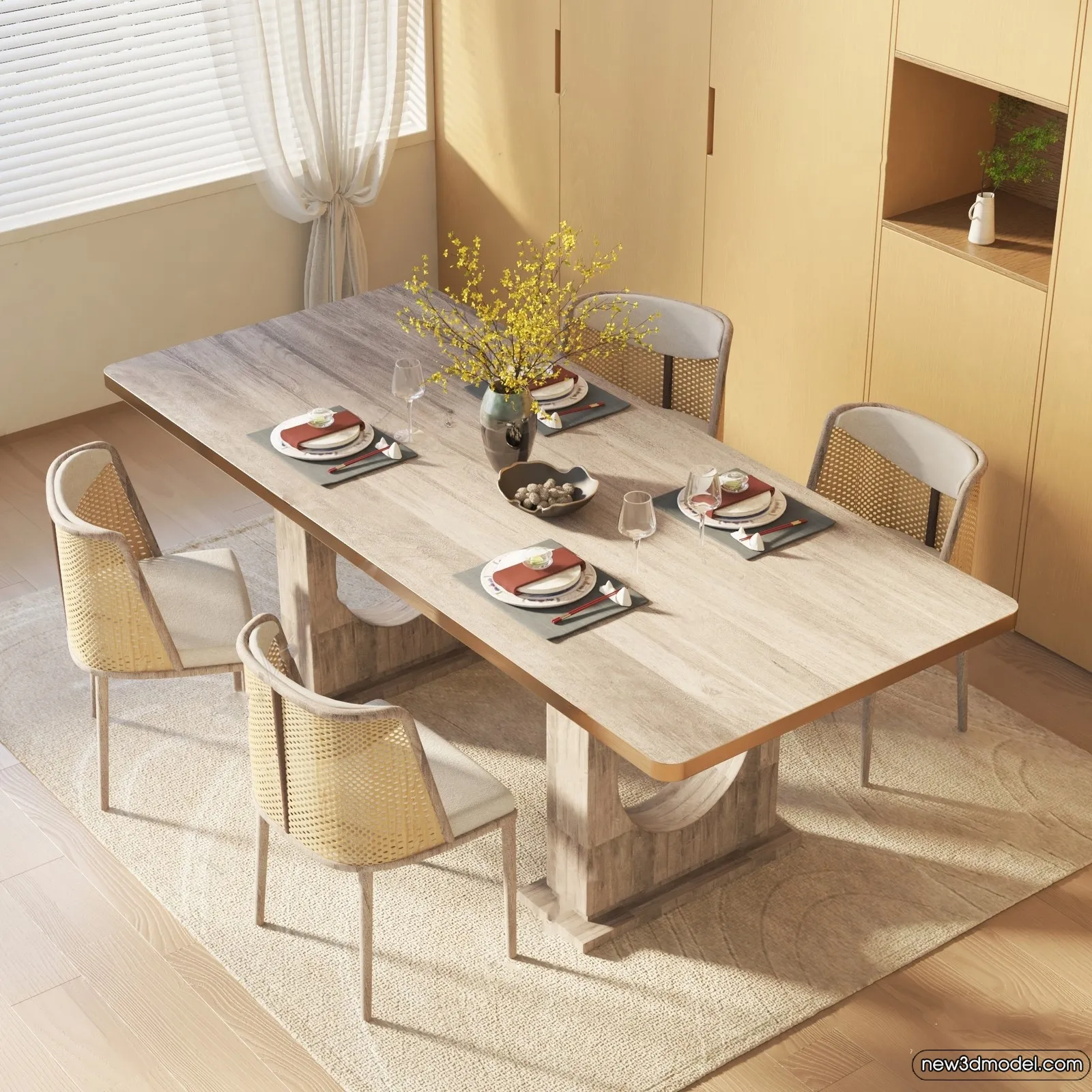 Dining Table - 3D Models - 3D Furniture Models for Interior - 142