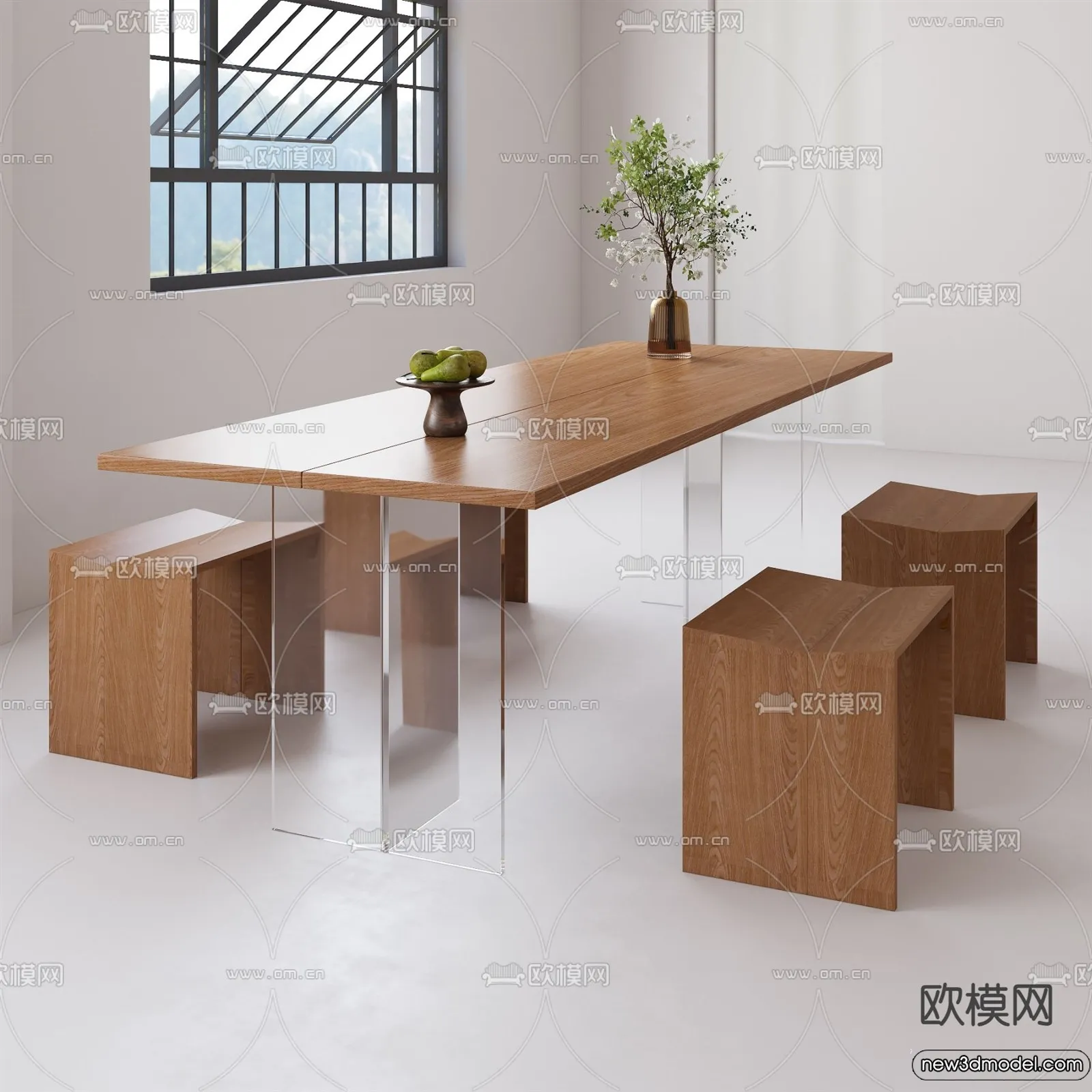 Dining Table - 3D Models - 3D Furniture Models for Interior - 155