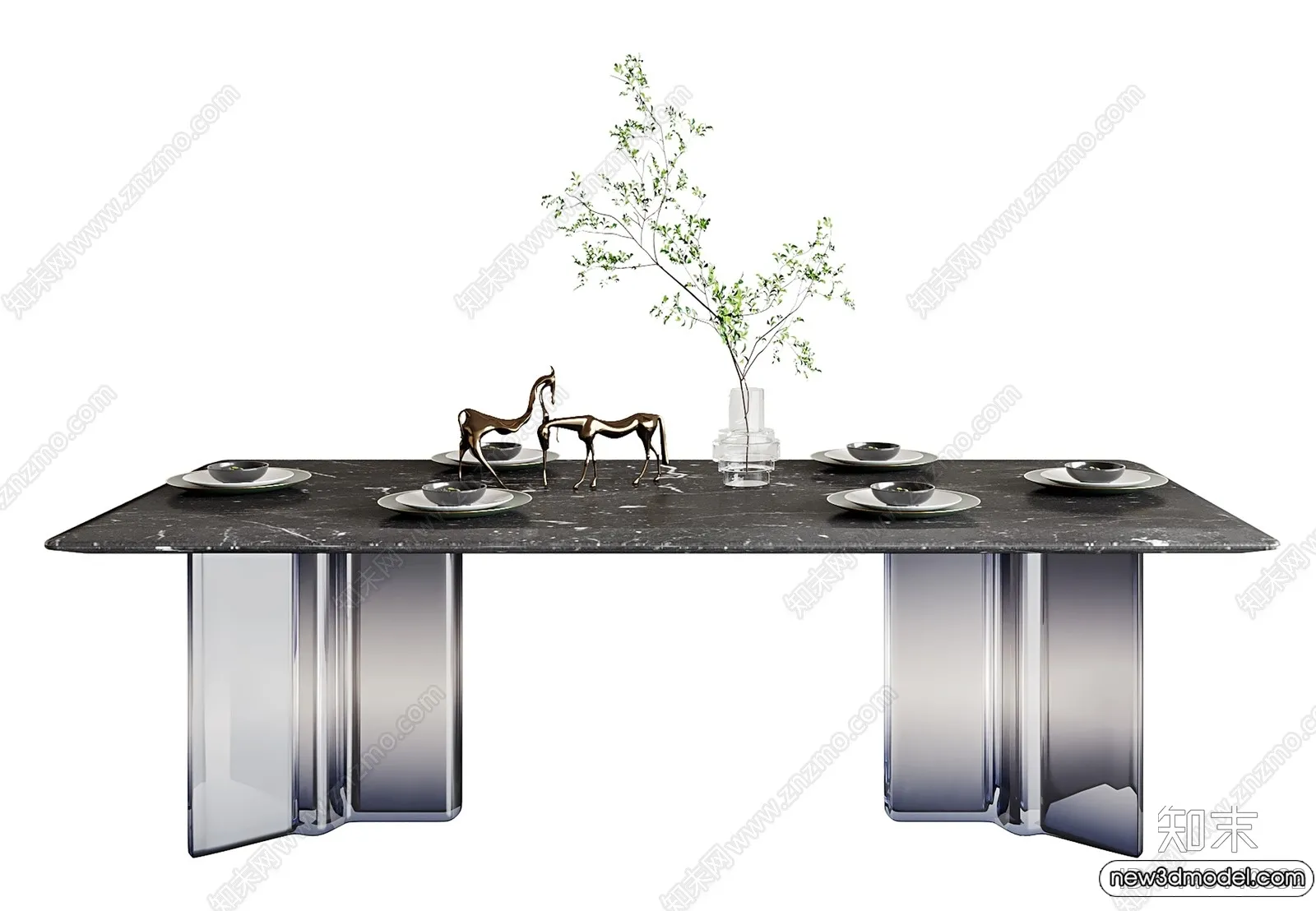 Dining Table - 3D Models - 3D Furniture Models for Interior - 158