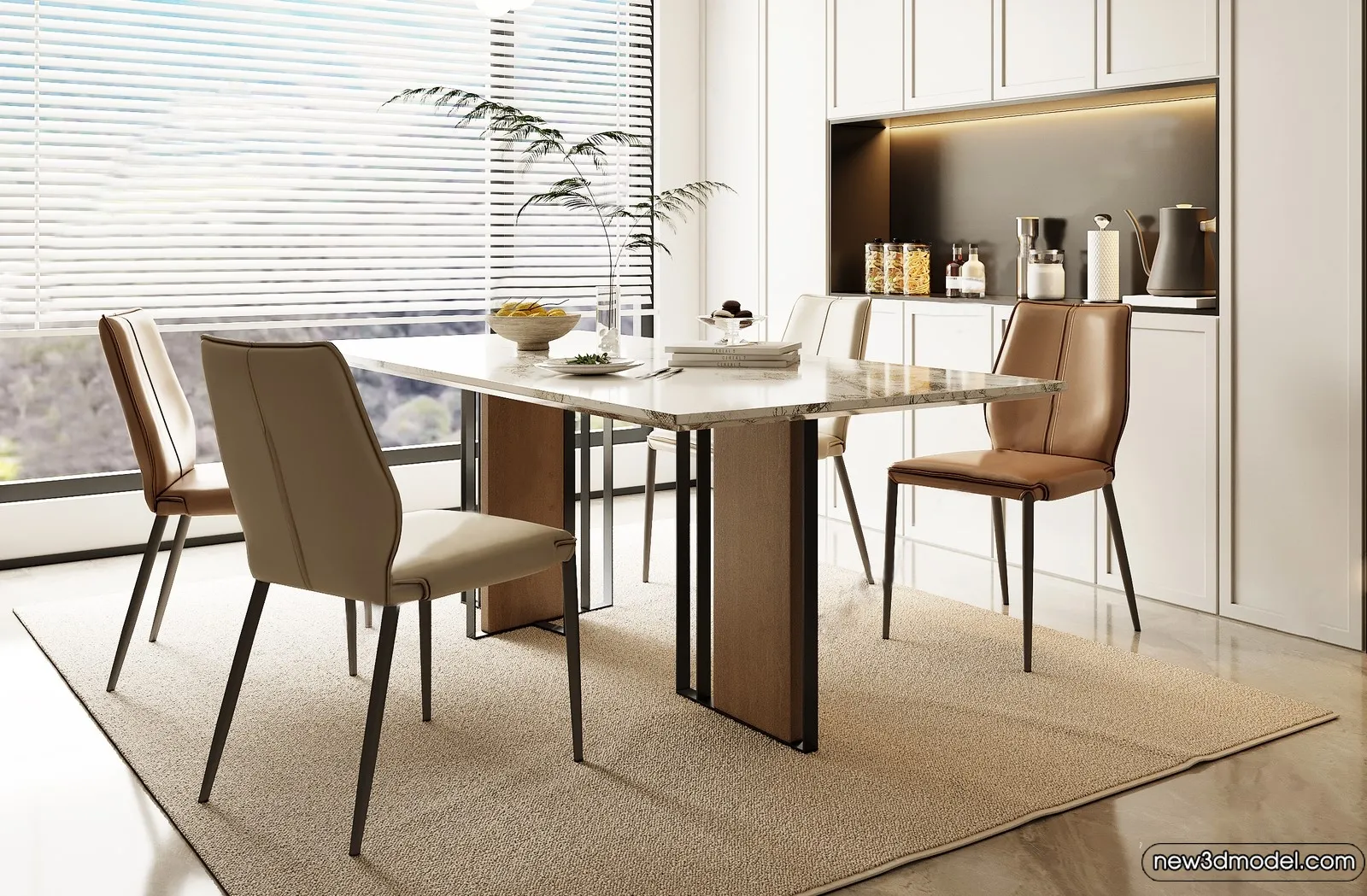 Dining Table - 3D Models - 3D Furniture Models for Interior - 164