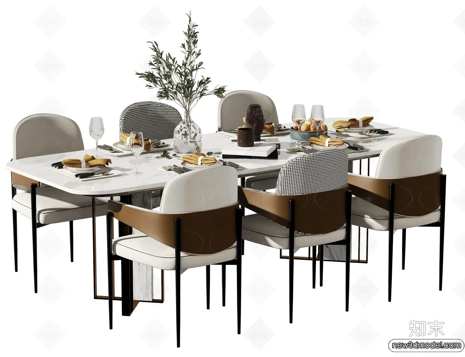 Dining Table - 3D Models - 3D Furniture Models for Interior - 175