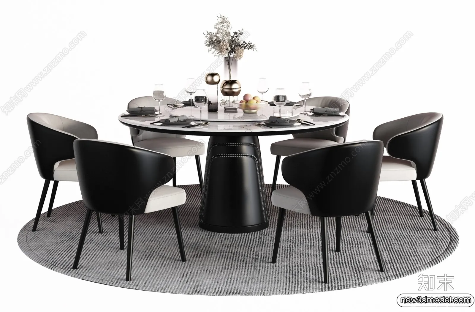 Dining Table - 3D Models - 3D Furniture Models for Interior - 185