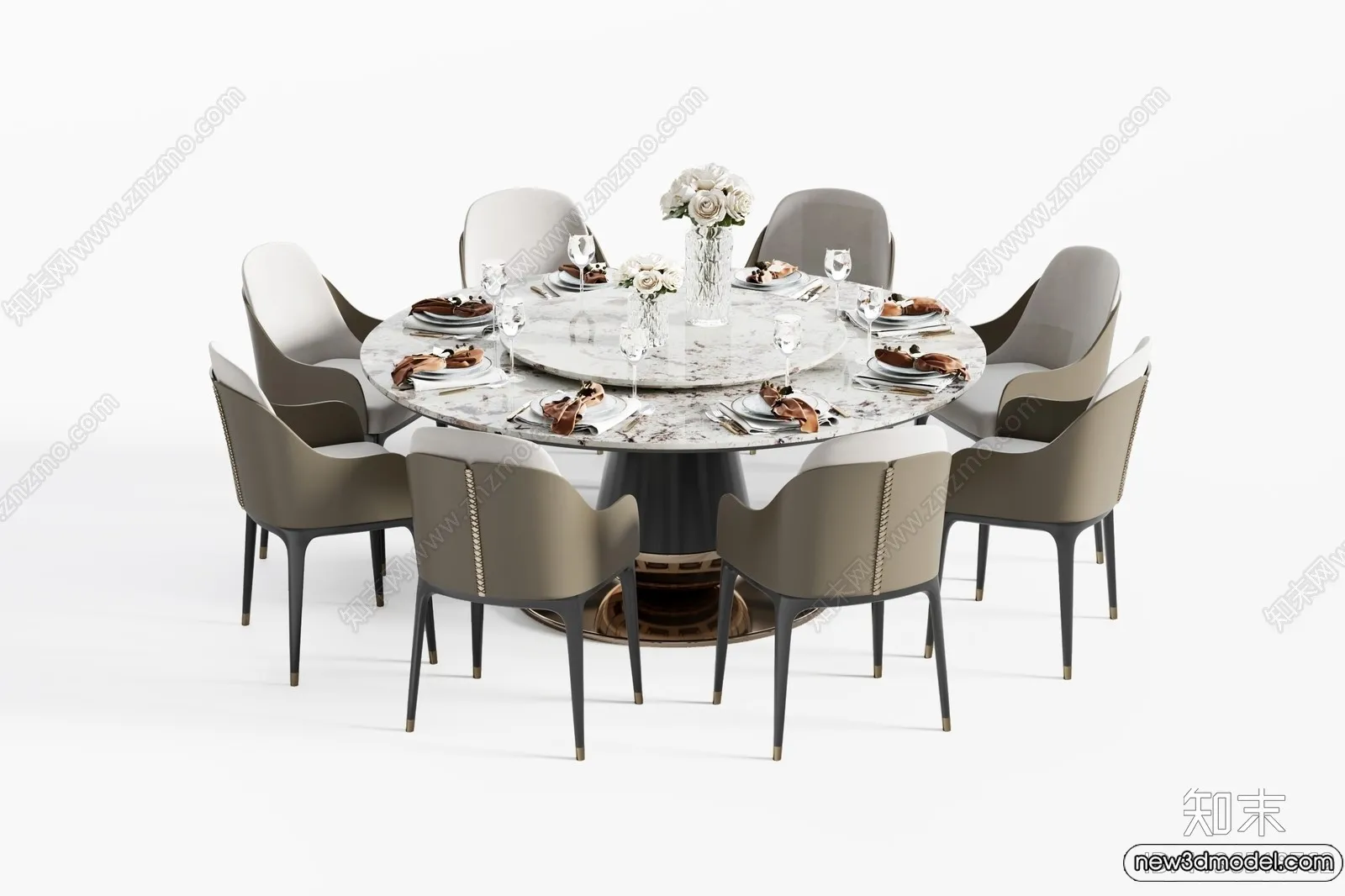 Dining Table - 3D Models - 3D Furniture Models for Interior - 190