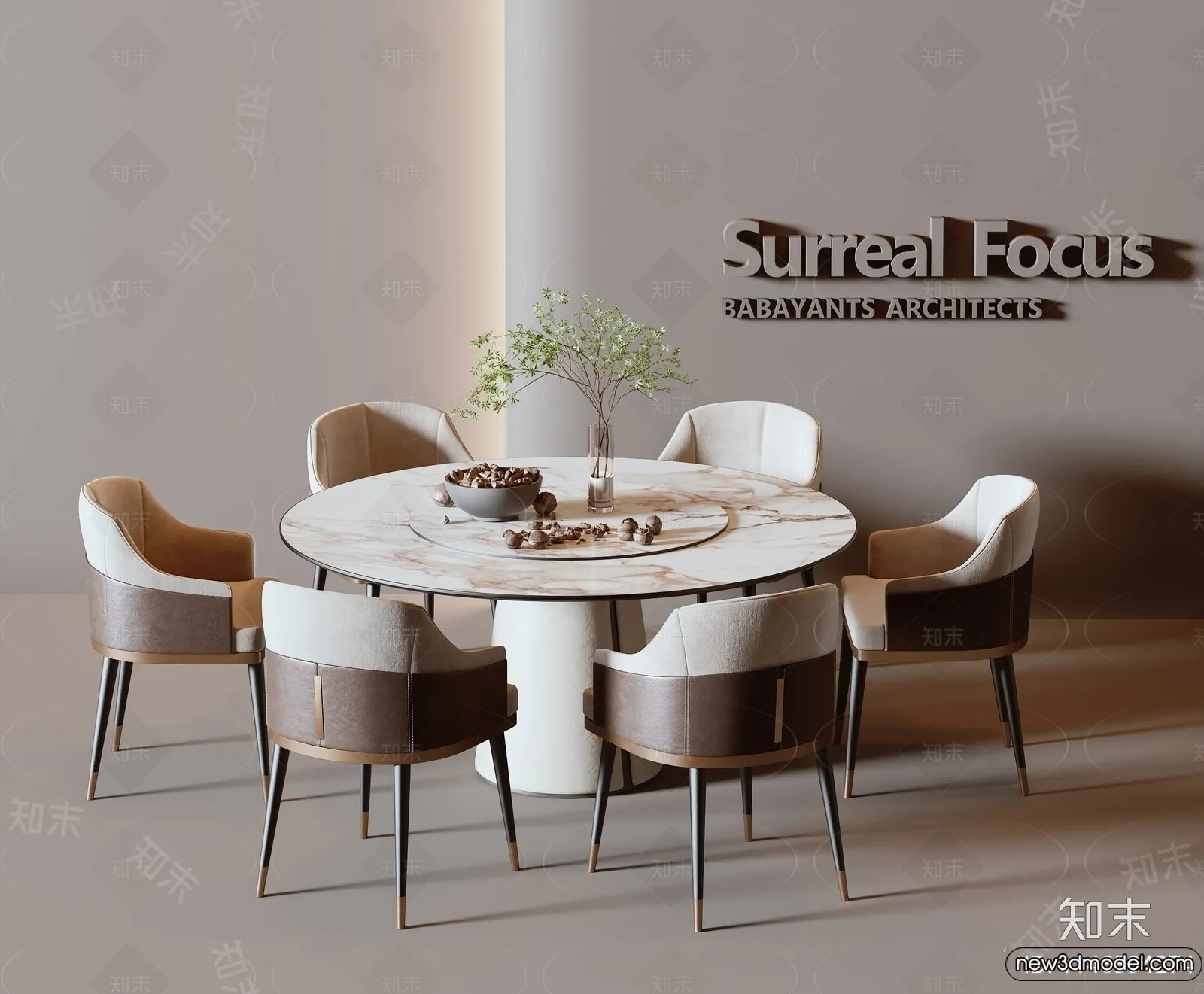 Dining Table - 3D Models - 3D Furniture Models for Interior - 191