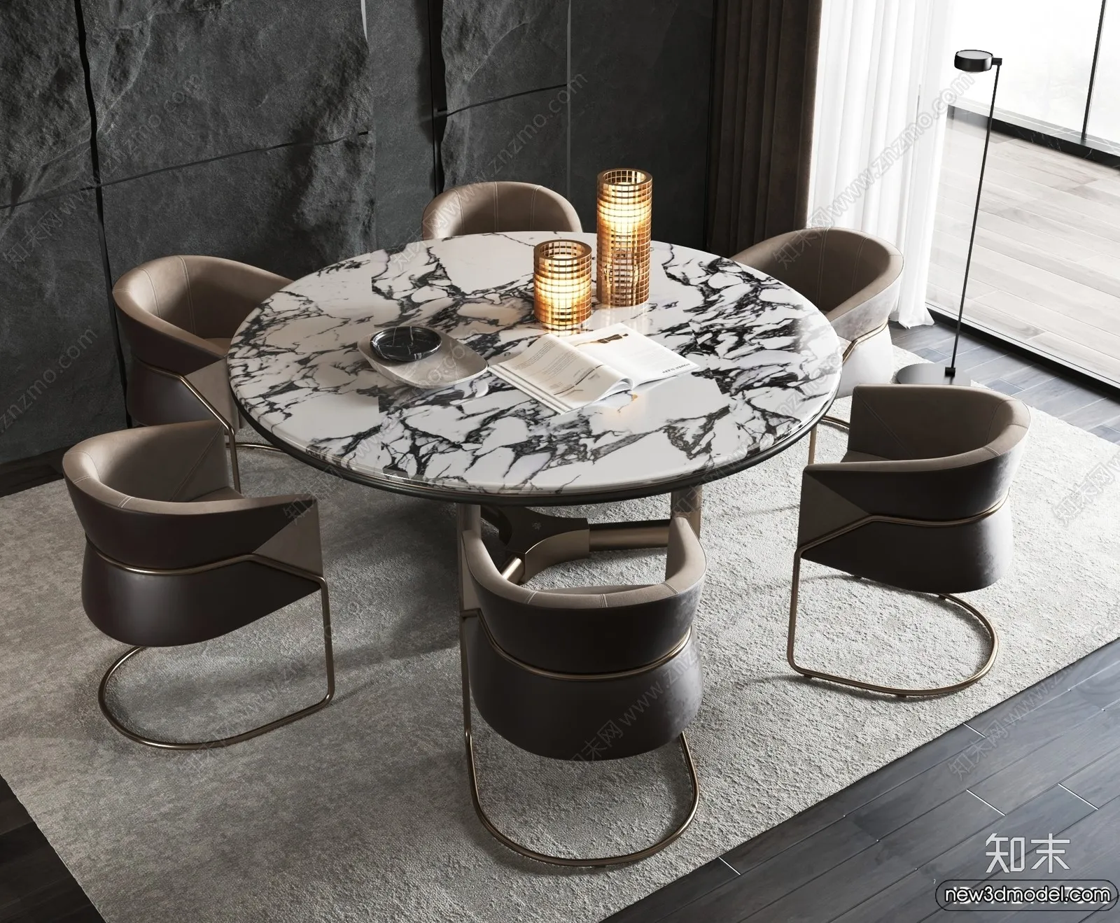 Dining Table - 3D Models - 3D Furniture Models for Interior - 194