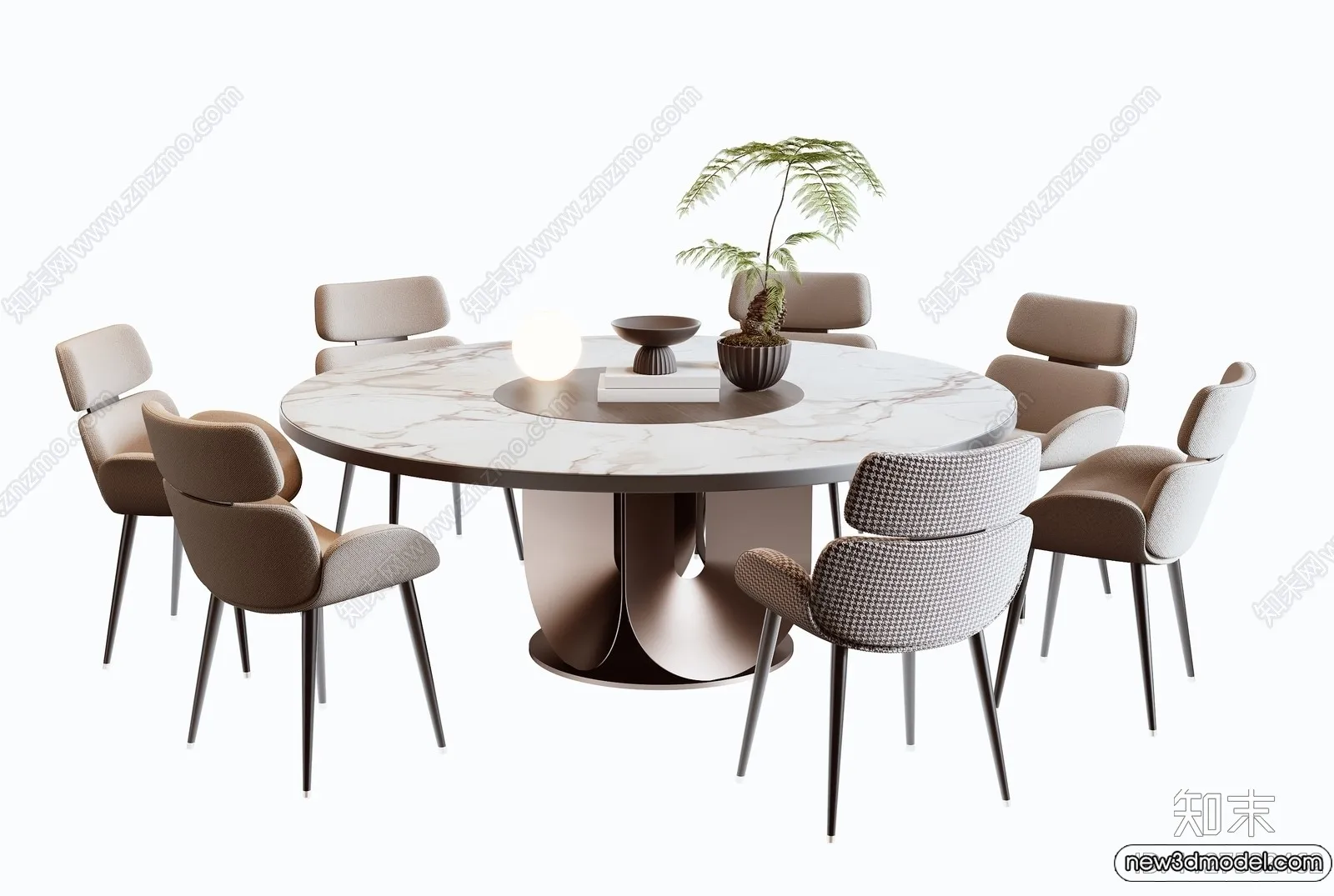 Dining Table - 3D Models - 3D Furniture Models for Interior - 195