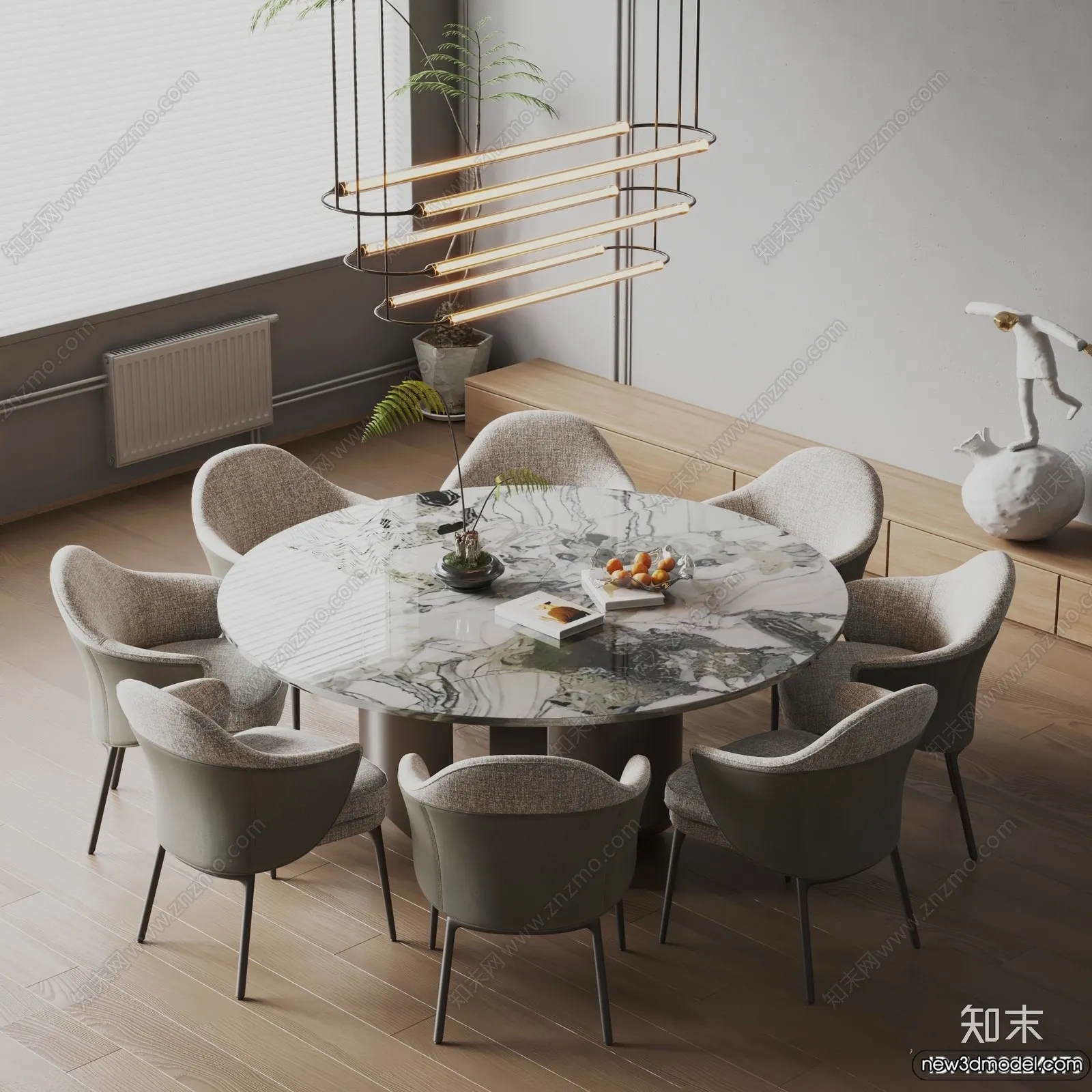 Dining Table - 3D Models - 3D Furniture Models for Interior - 196