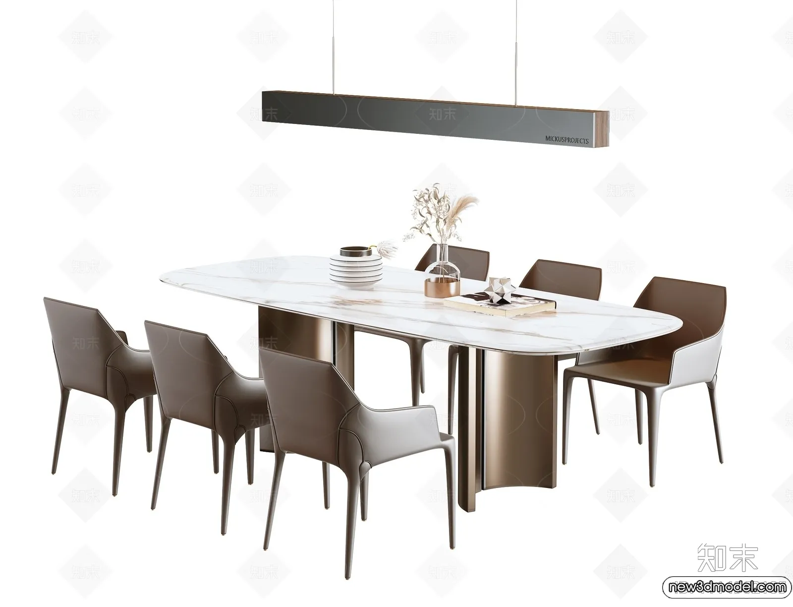 Dining Table - 3D Models - 3D Furniture Models for Interior - 197