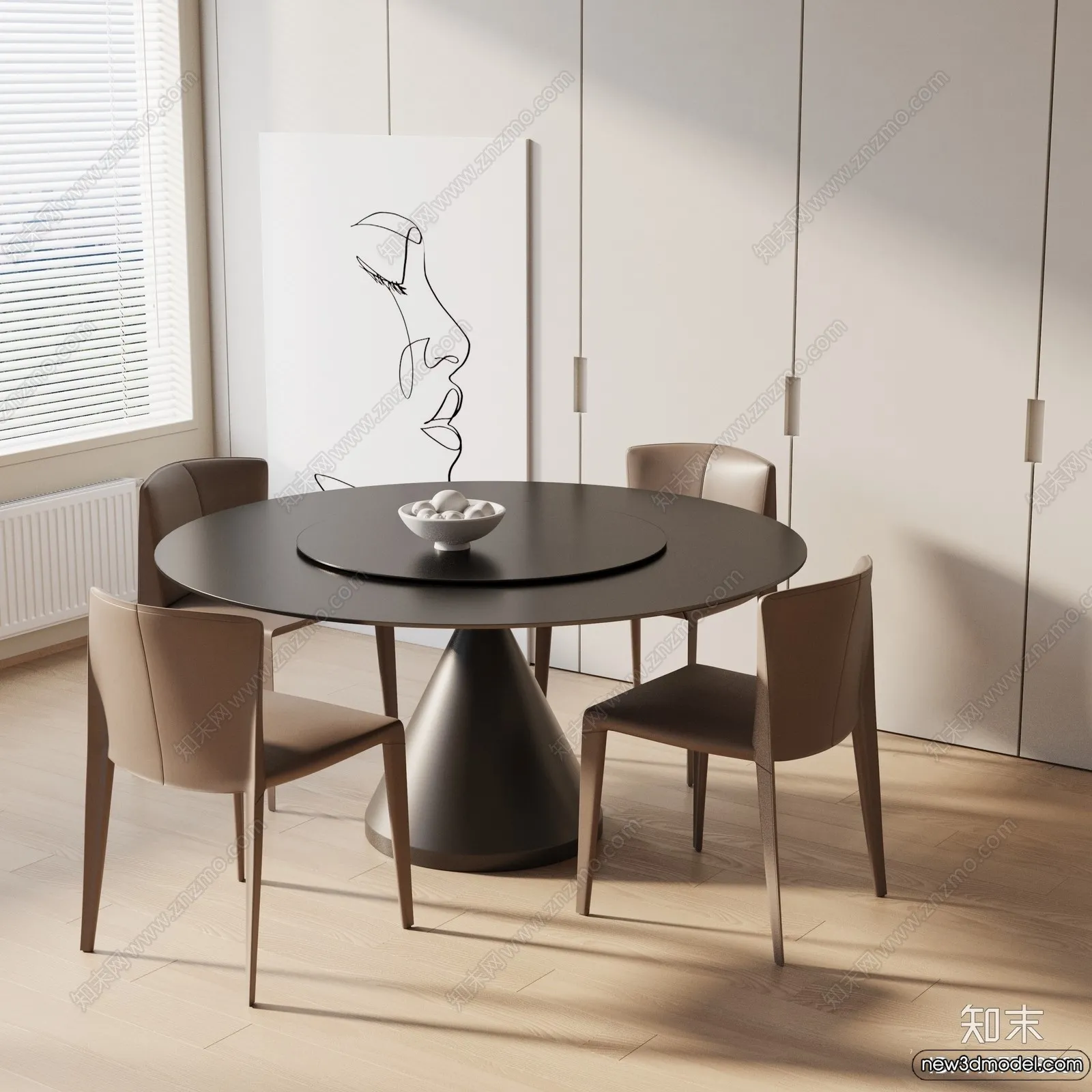 Dining Table - 3D Models - 3D Furniture Models for Interior - 198