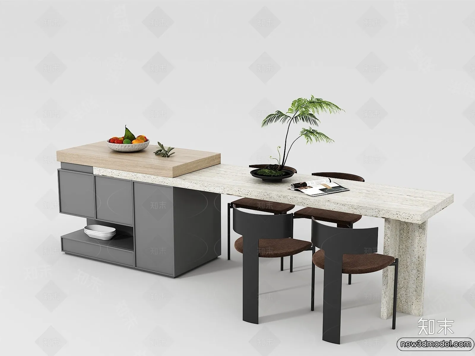 Dining Table - 3D Models - 3D Furniture Models for Interior - 201
