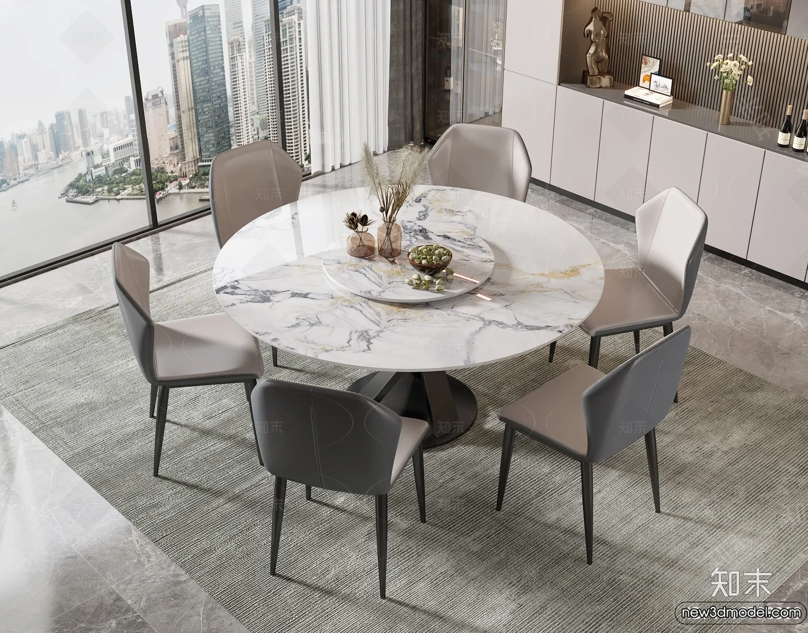 Dining Table - 3D Models - 3D Furniture Models for Interior - 202