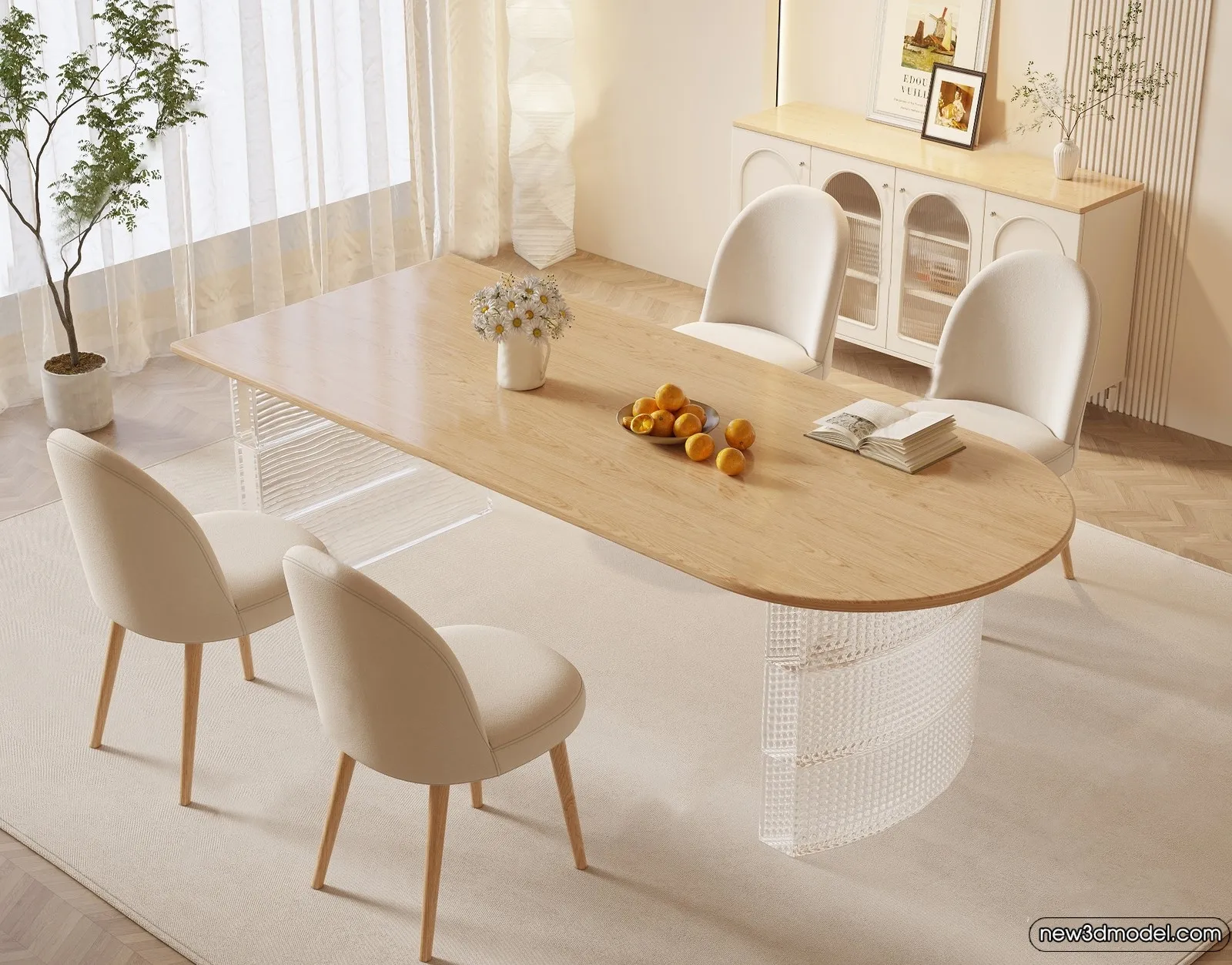 Dining Table - 3D Models - 3D Furniture Models for Interior - 206