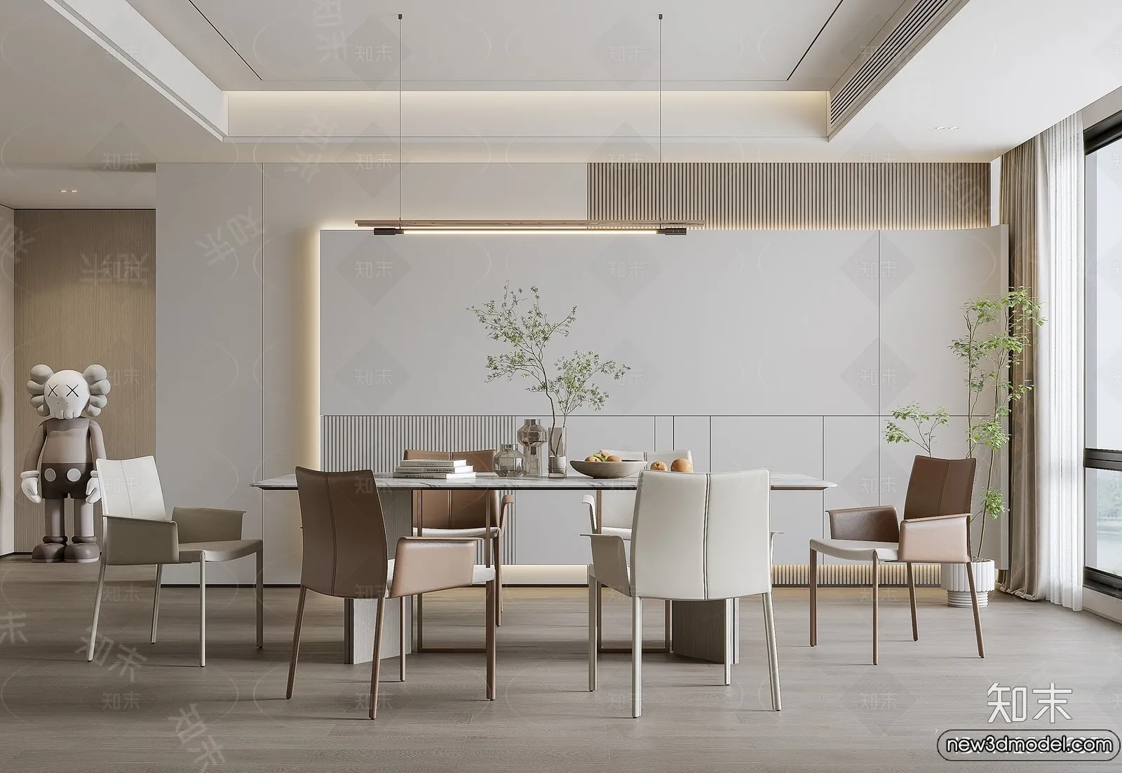 Dining Table - 3D Models - 3D Furniture Models for Interior - 208