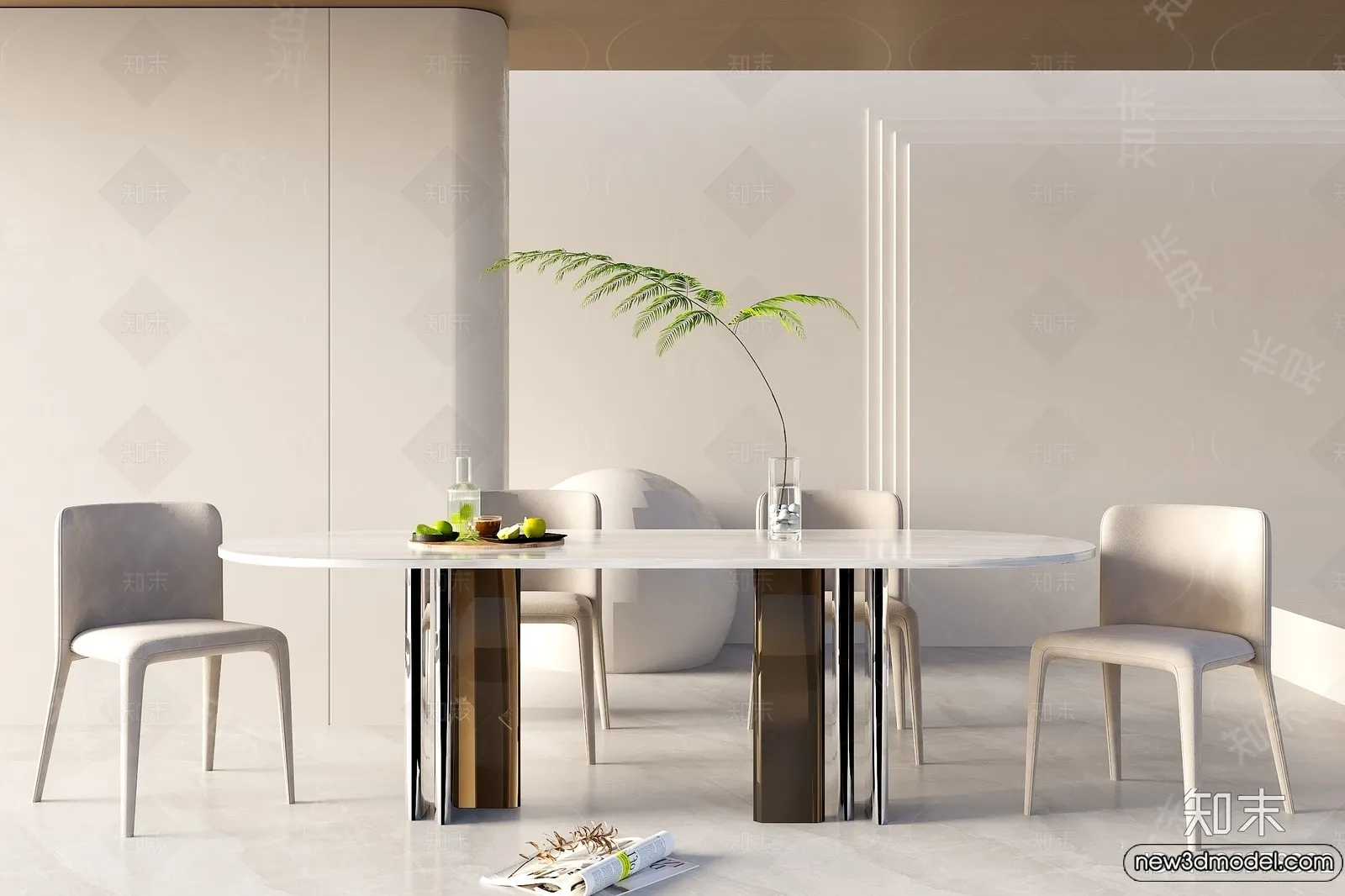 Dining Table - 3D Models - 3D Furniture Models for Interior - 209