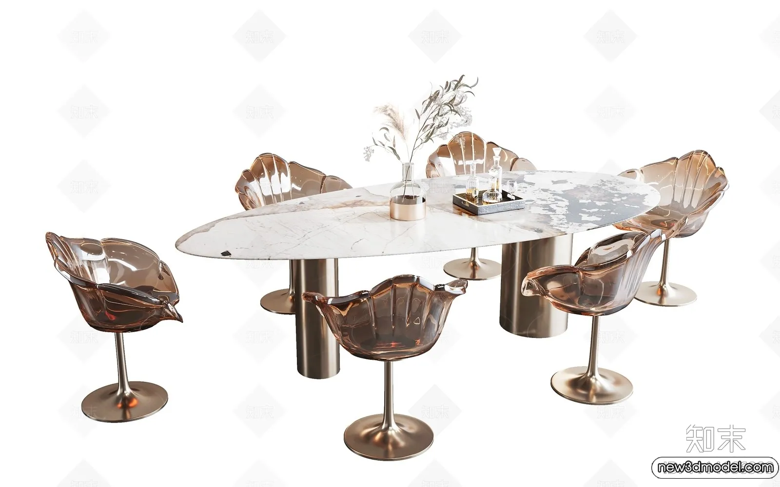 Dining Table - 3D Models - 3D Furniture Models for Interior - 214