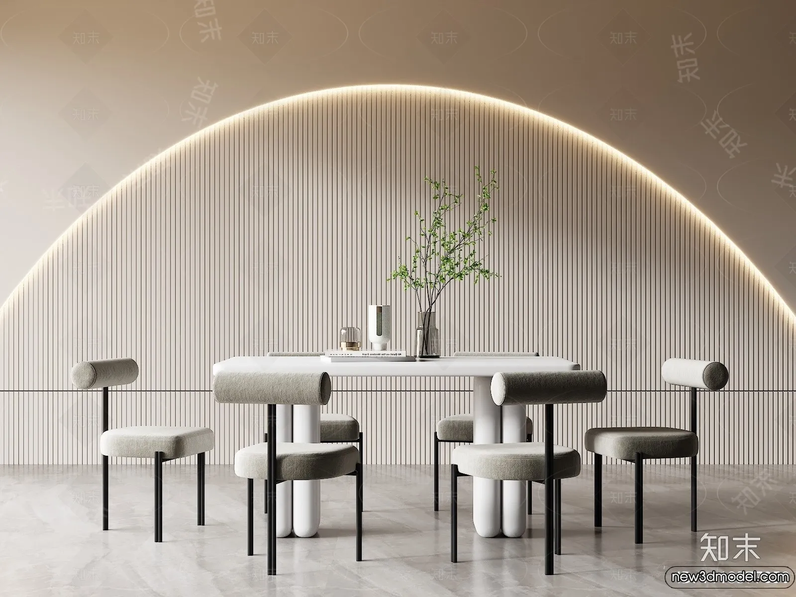 Dining Table - 3D Models - 3D Furniture Models for Interior - 216