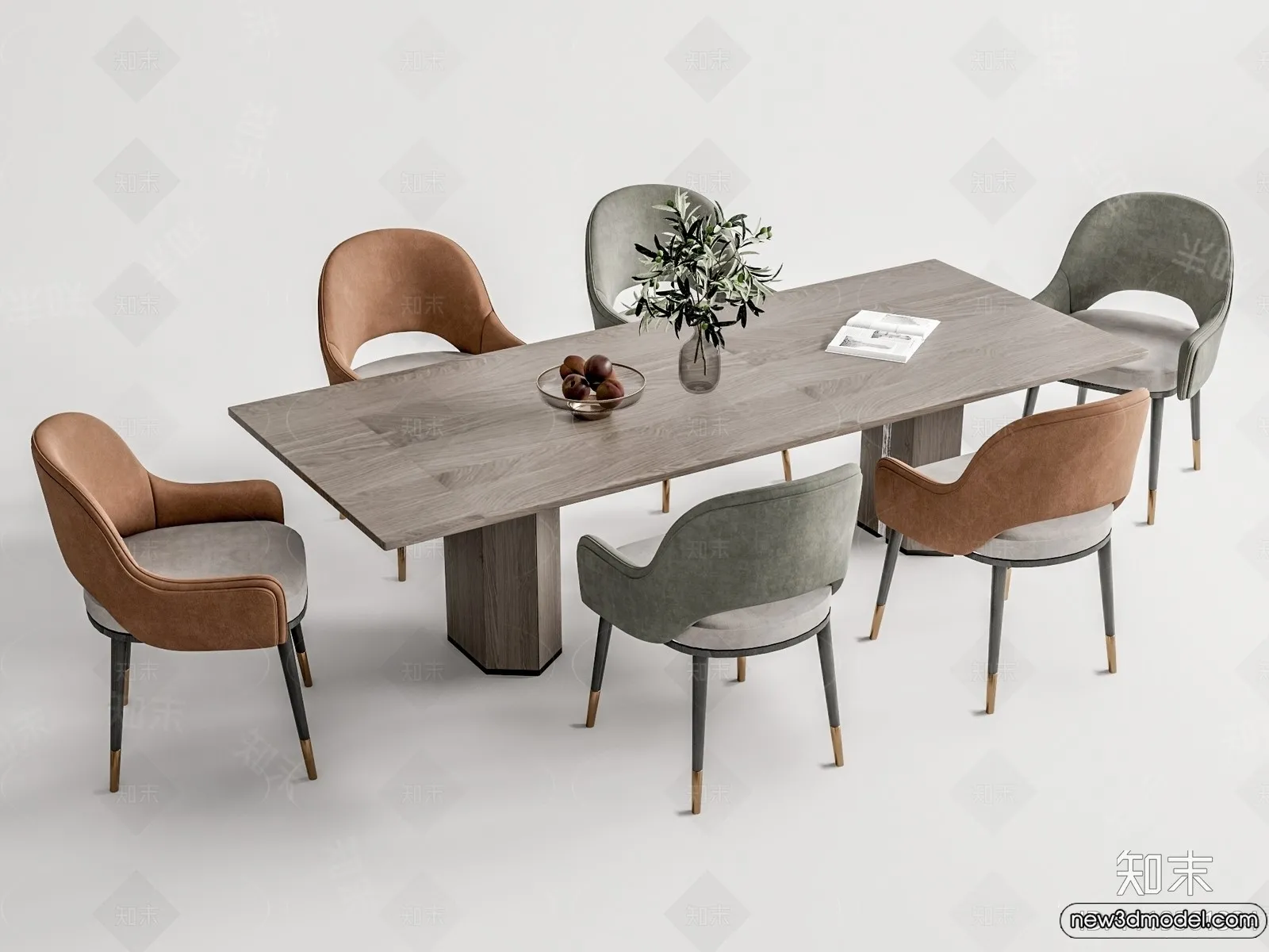 Dining Table - 3D Models - 3D Furniture Models for Interior - 217
