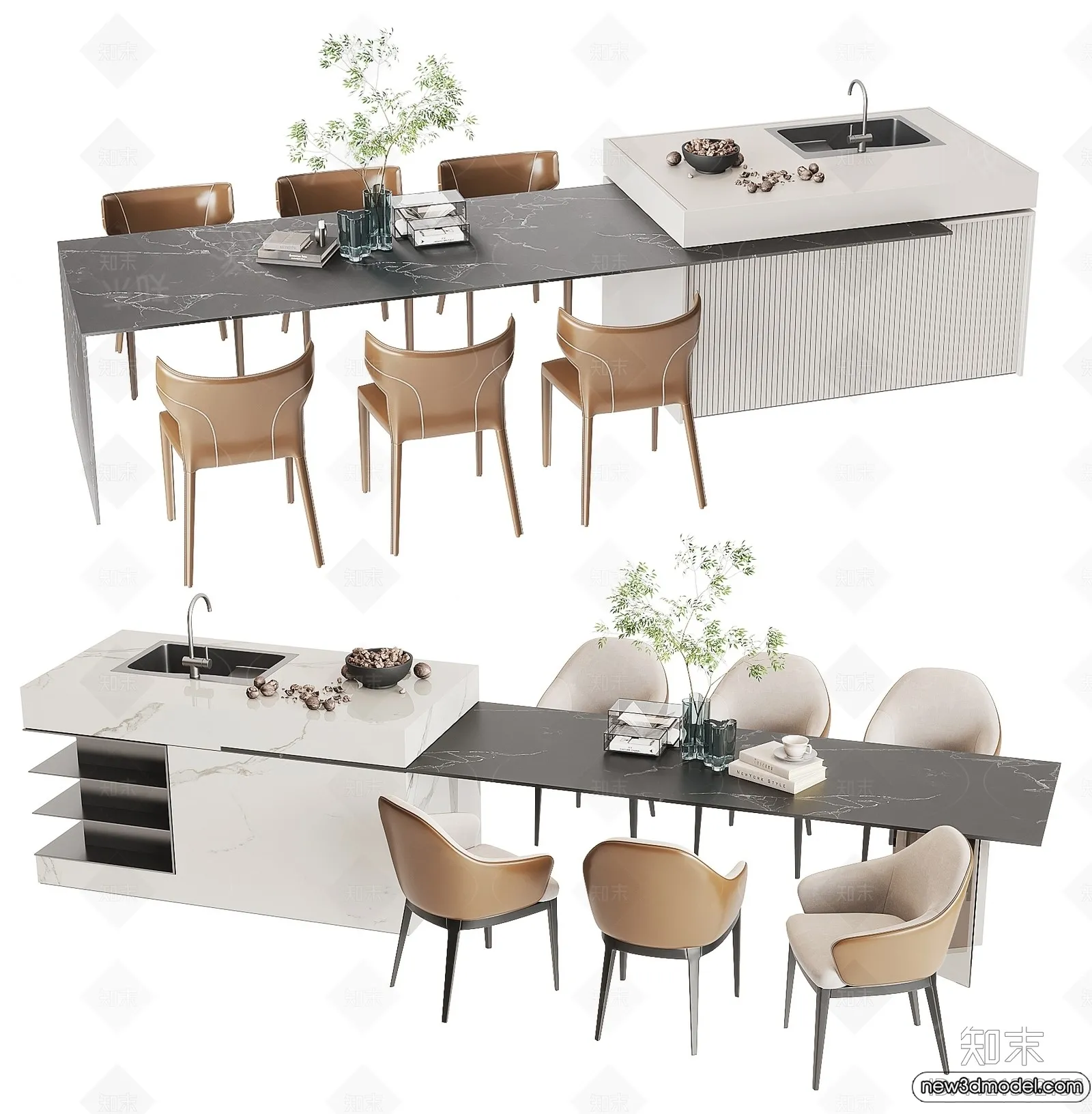 Dining Table - 3D Models - 3D Furniture Models for Interior - 224