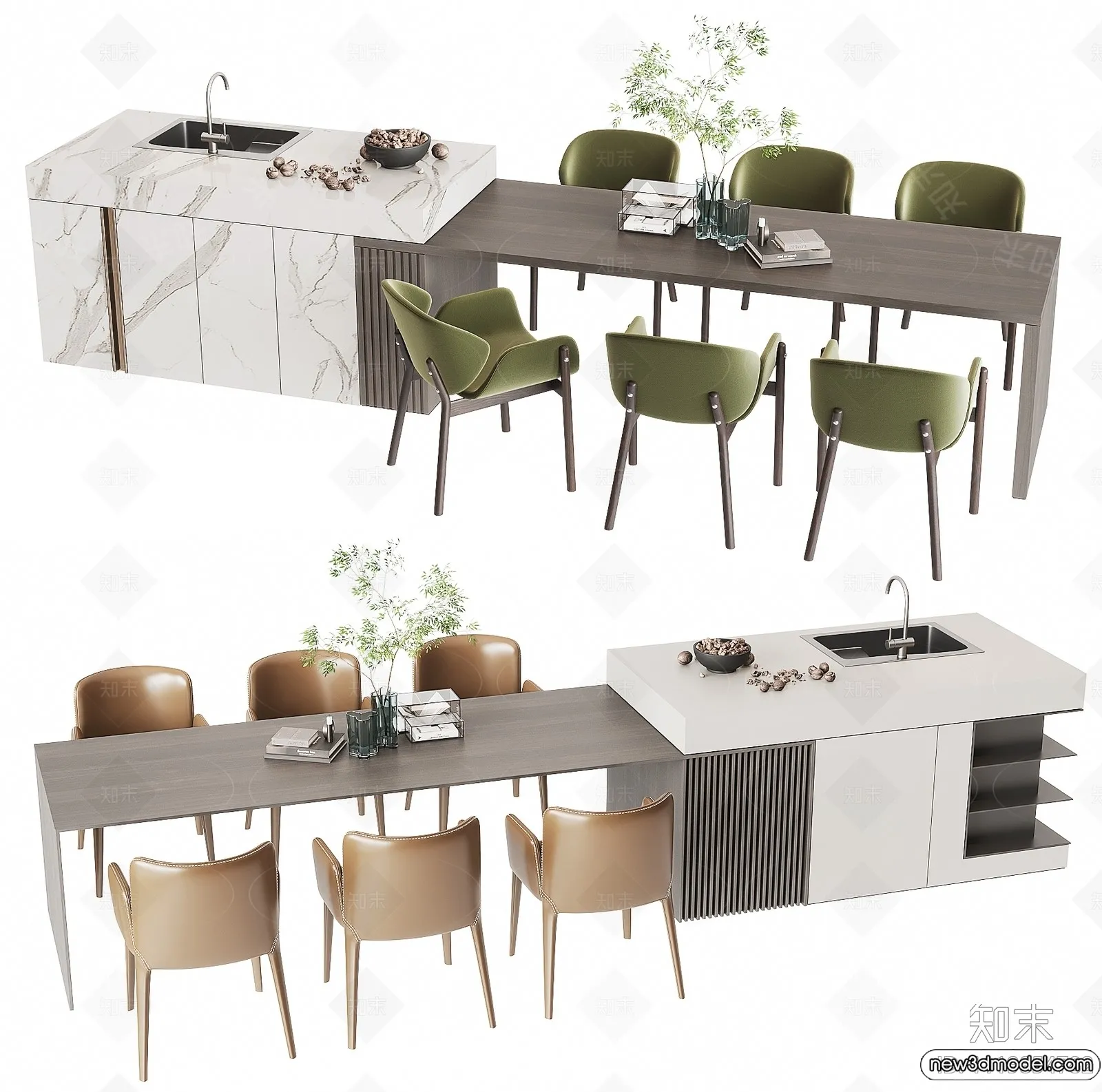 Dining Table - 3D Models - 3D Furniture Models for Interior - 227