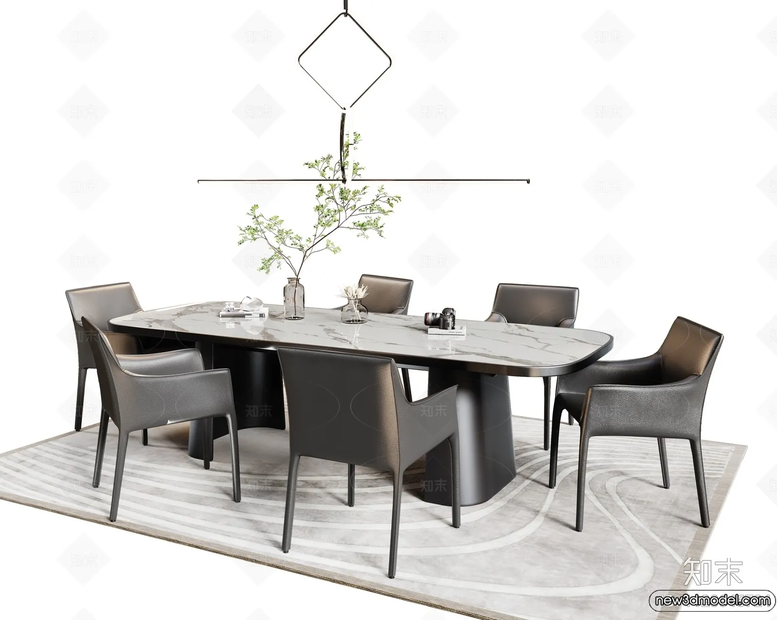 Dining Table - 3D Models - 3D Furniture Models for Interior - 228