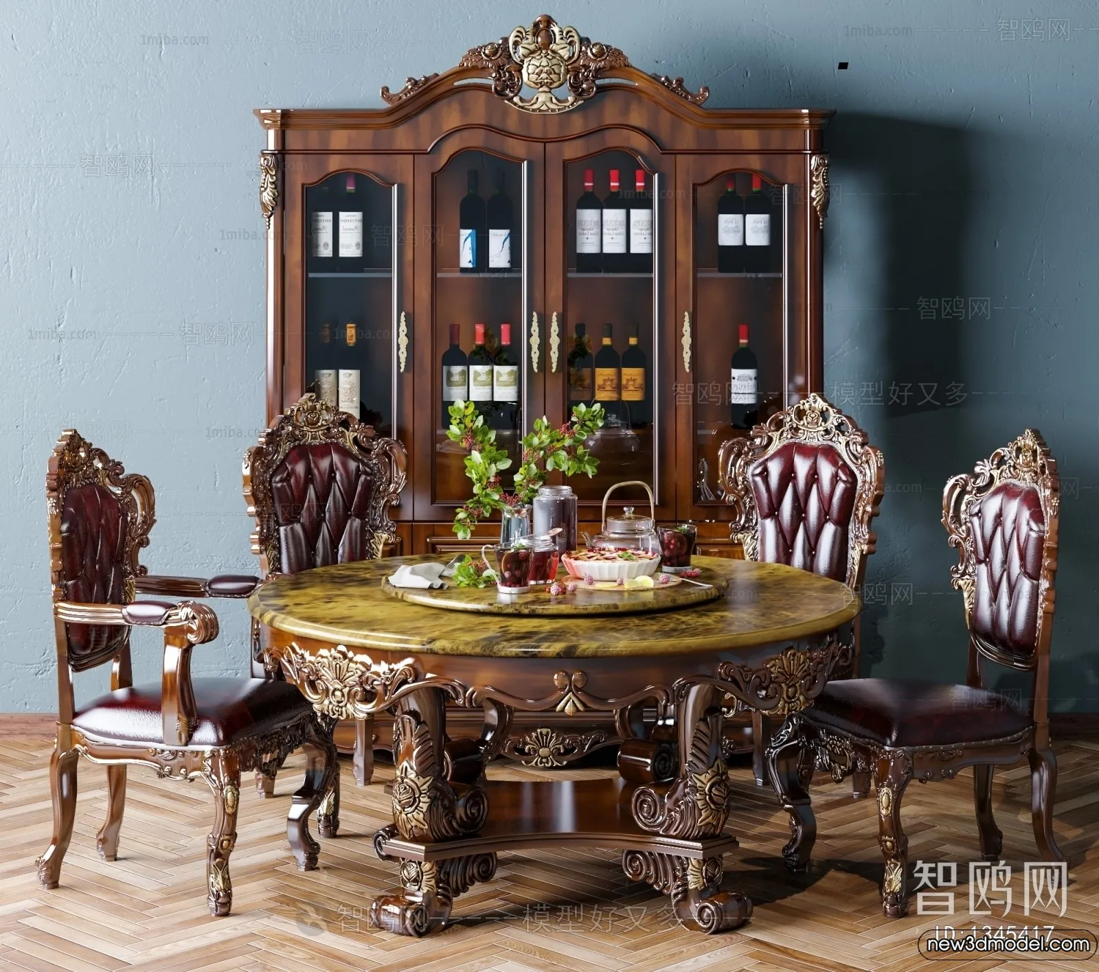 Dining Table - 3D Models - 3D Furniture Models for Interior - 229