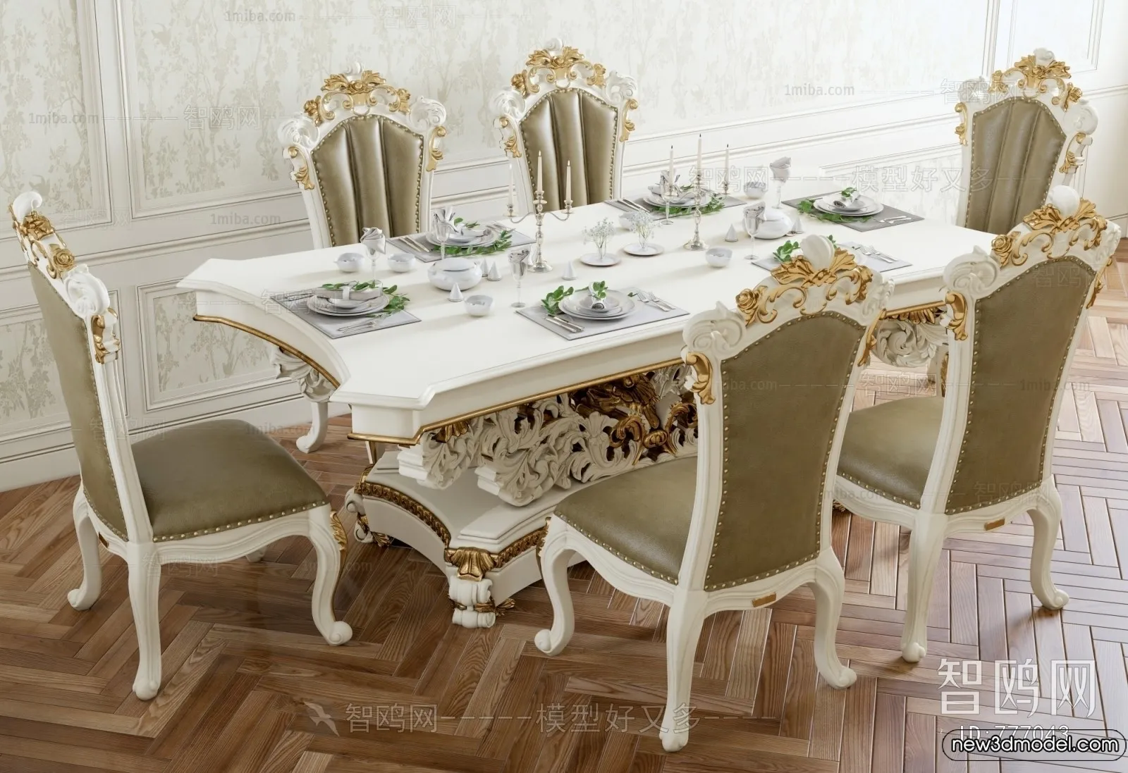 Dining Table - 3D Models - 3D Furniture Models for Interior - 231