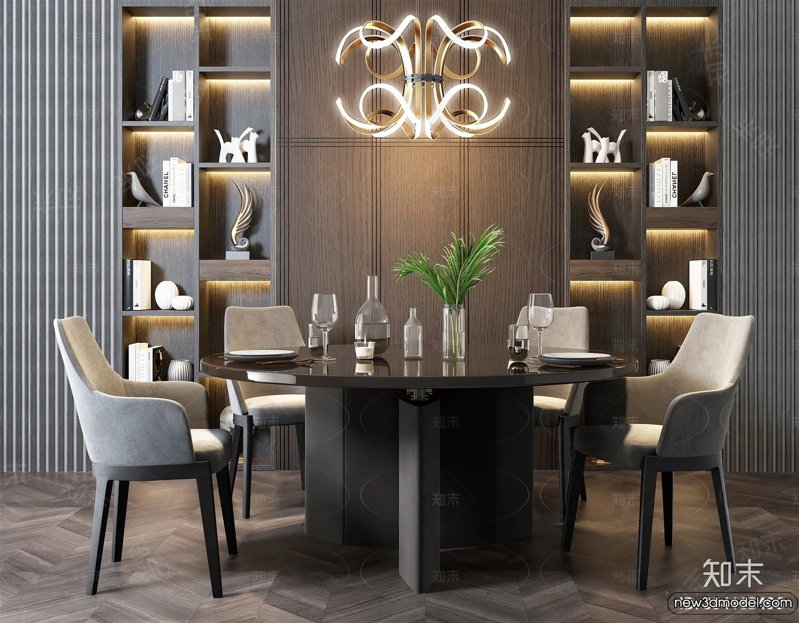 Dining Table - 3D Models - 3D Furniture Models for Interior - 241