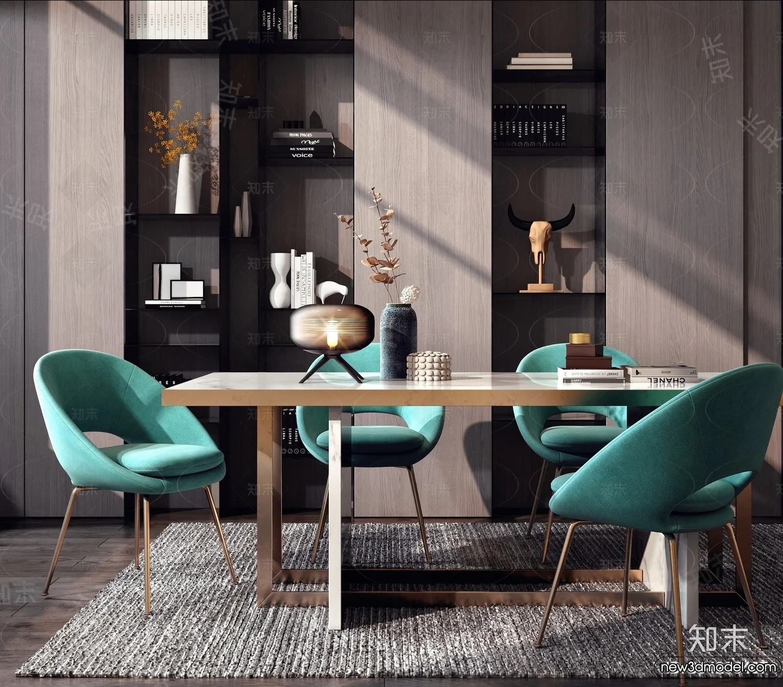 Dining Table - 3D Models - 3D Furniture Models for Interior - 248