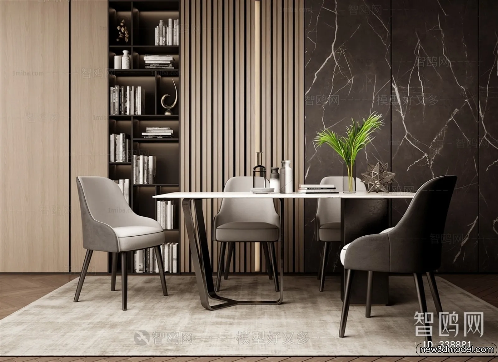 Dining Table - 3D Models - 3D Furniture Models for Interior - 254