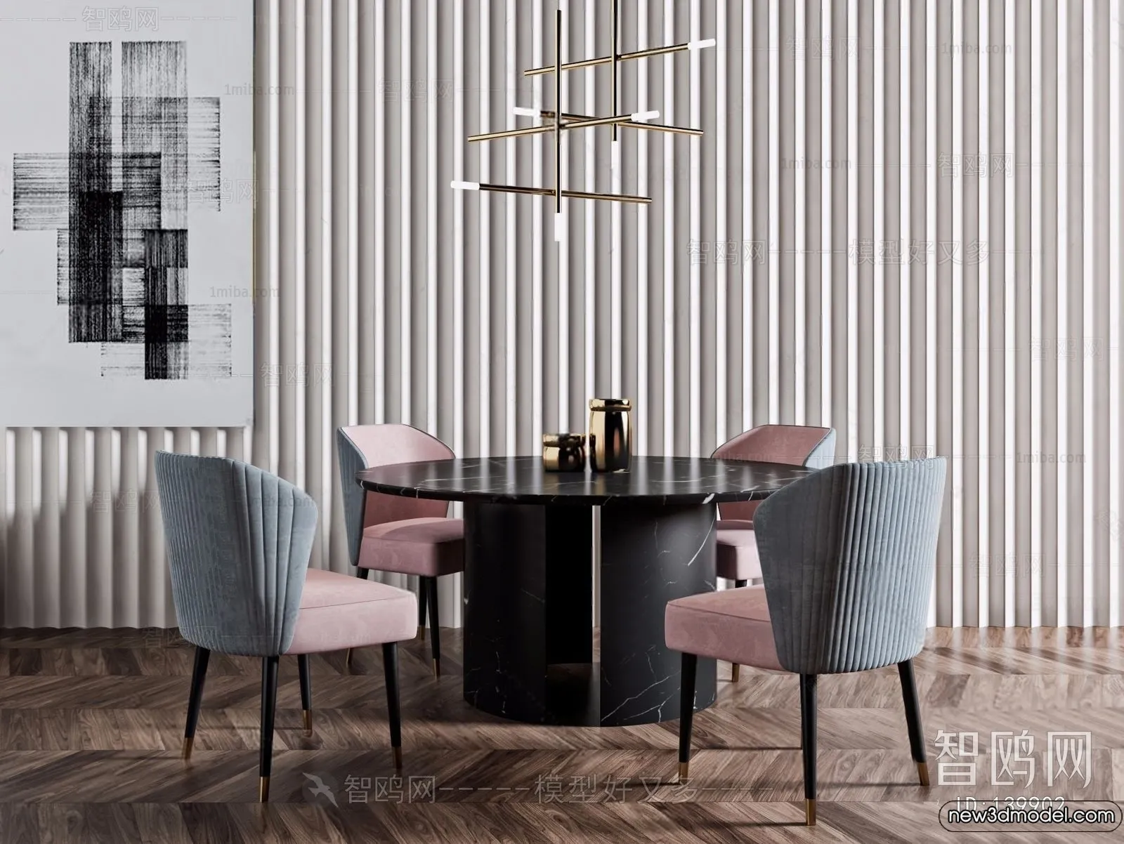 Dining Table - 3D Models - 3D Furniture Models for Interior - 255