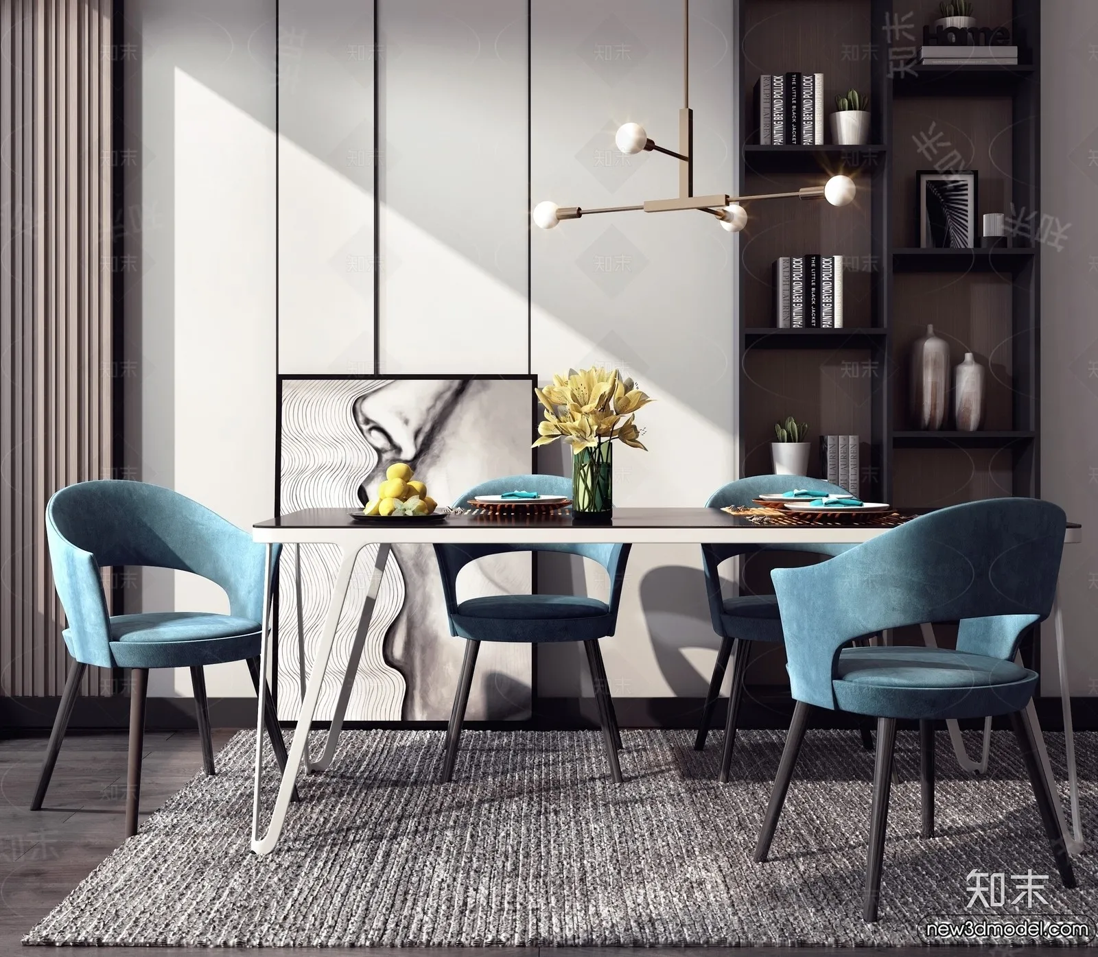 Dining Table - 3D Models - 3D Furniture Models for Interior - 265
