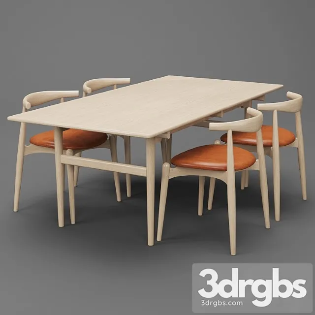 Dining Table 51 2 3D Model Free