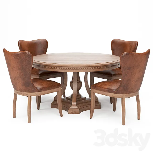 Dining Table 66 3D Model