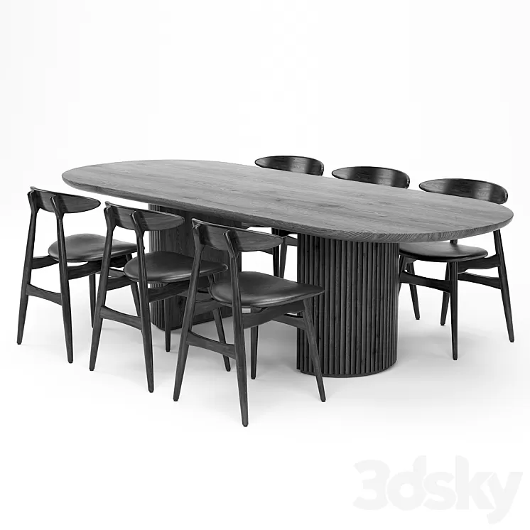 Dining Table 88 3D Model
