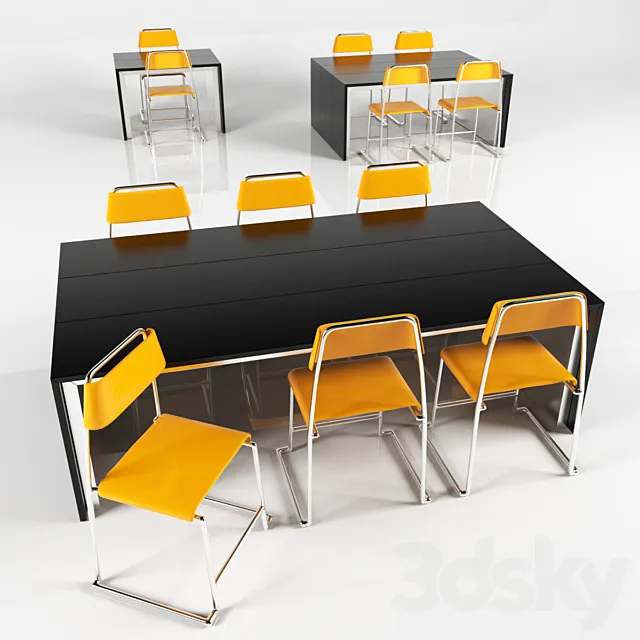DINING TABLE 9 3D Model