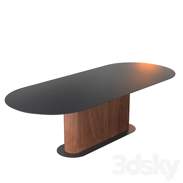 Dining table ALF DaFre Rigadin 3DModel