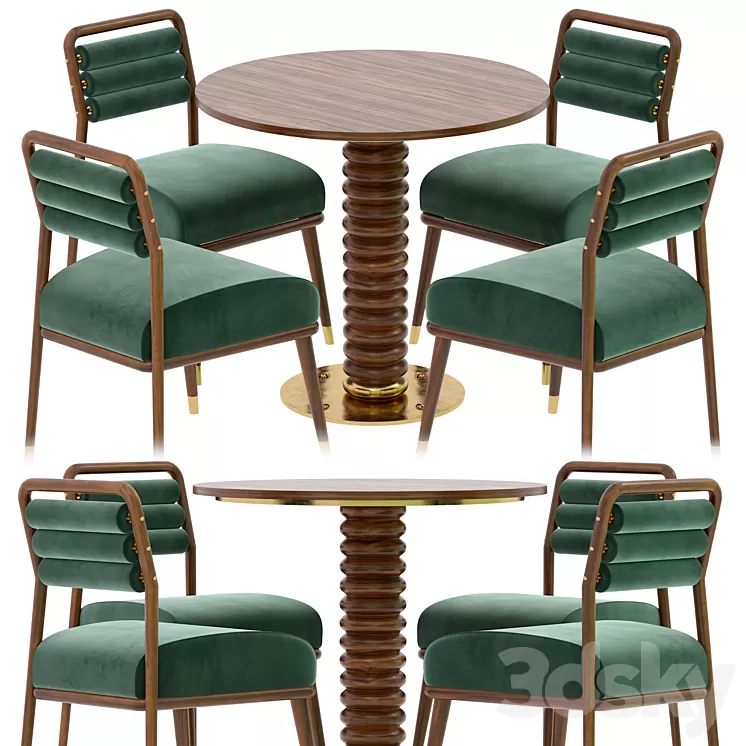 Dining table and chair by MEZZO