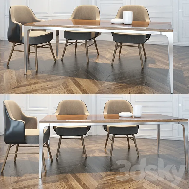 Dining table and chairs Free Download