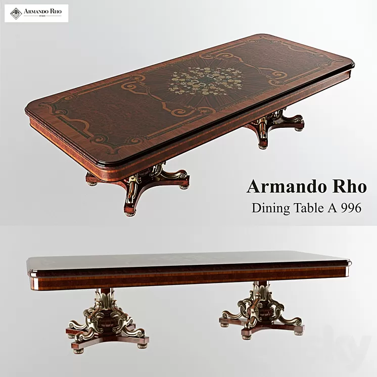 Dining table Armando Rho A996 3D Model