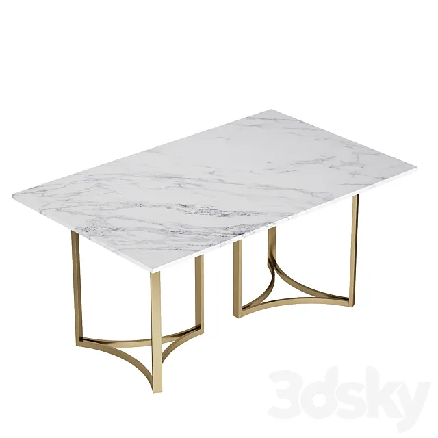 Dining Table CAPRI 3D Model